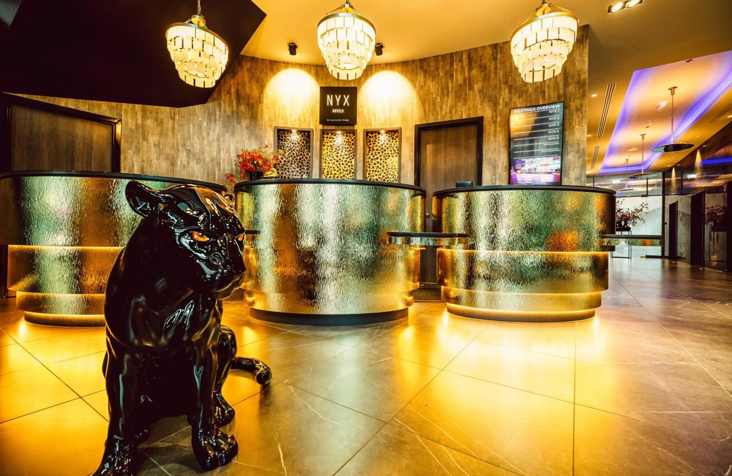 Lobby or reception in NYX Hotel Warsaw by Leonardo Hotels