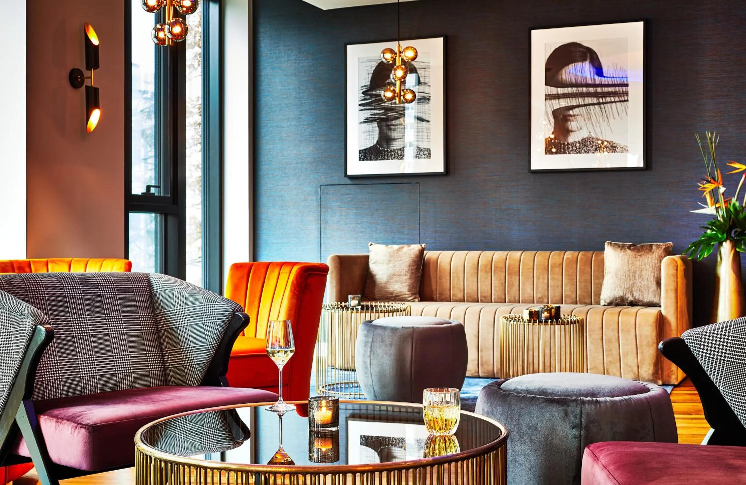 Lounge or bar in NYX Hotel Warsaw by Leonardo Hotels