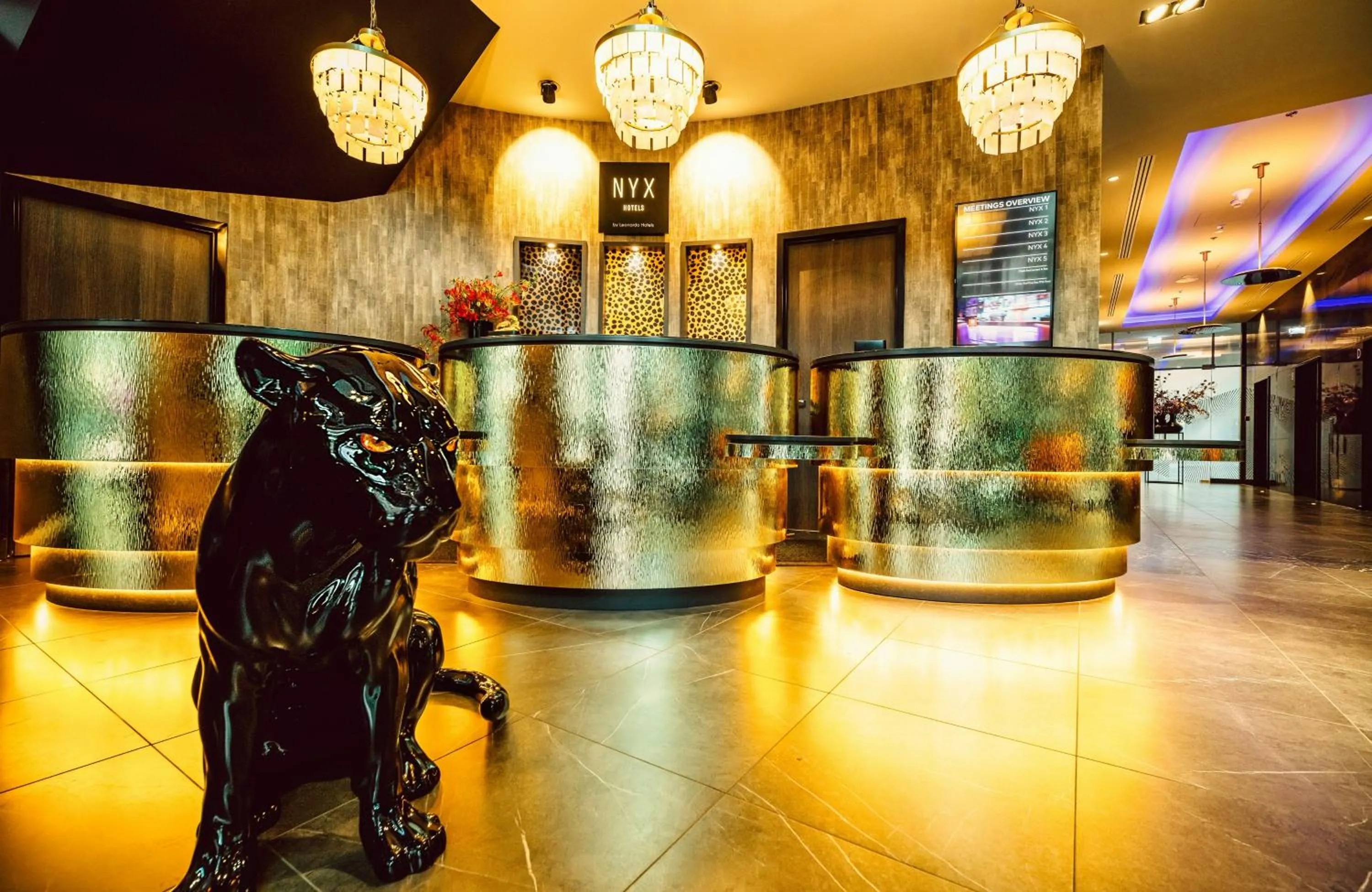 Lobby or reception in NYX Hotel Warsaw by Leonardo Hotels