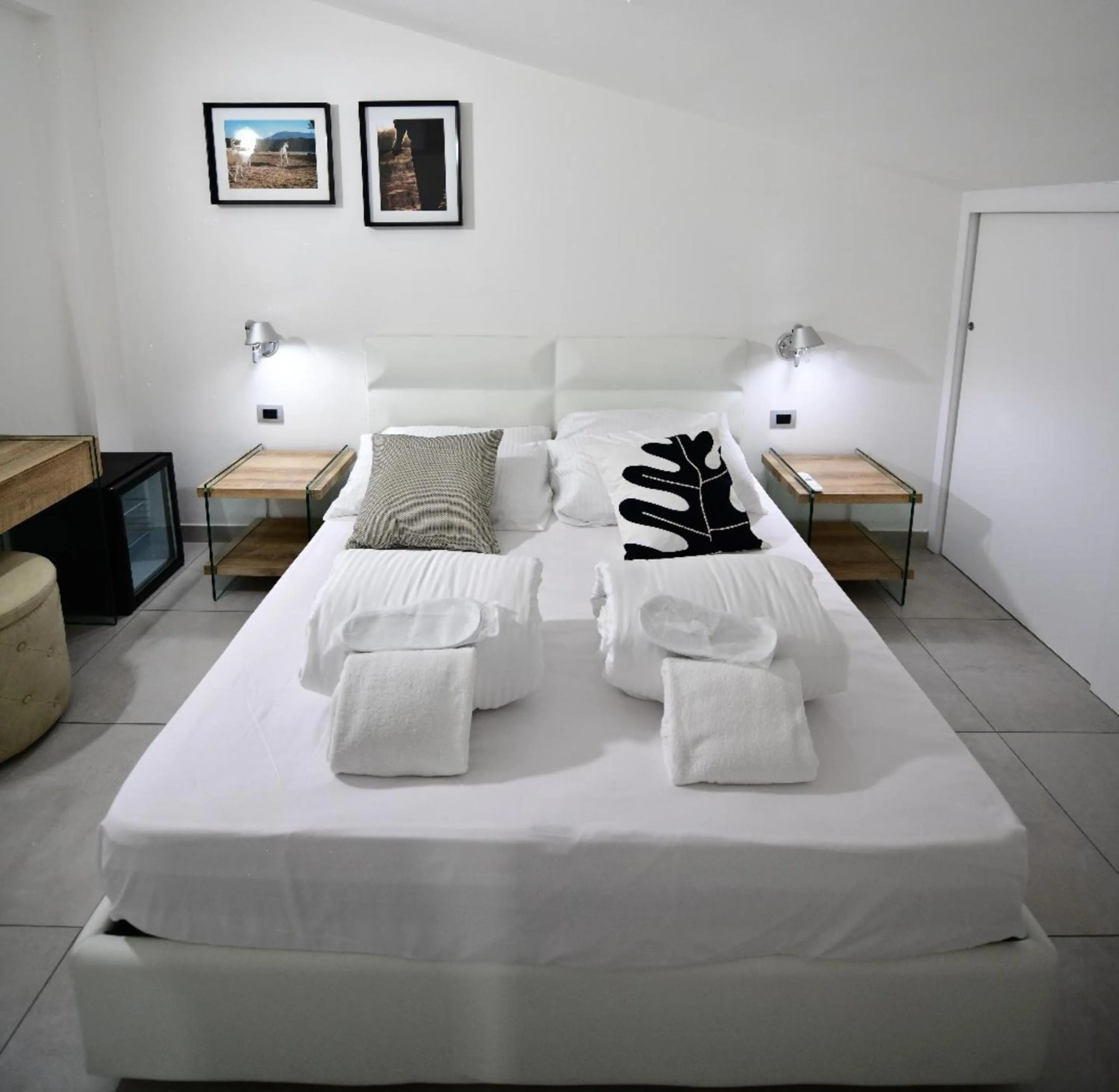 Bedroom, Bed in Hotel Royal Paestum