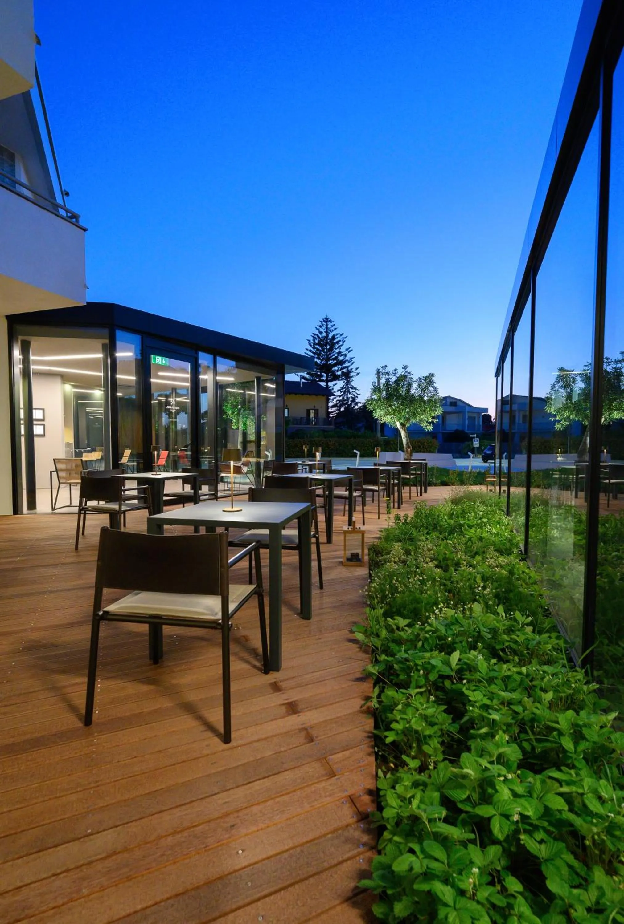 Patio in Hotel Royal Paestum