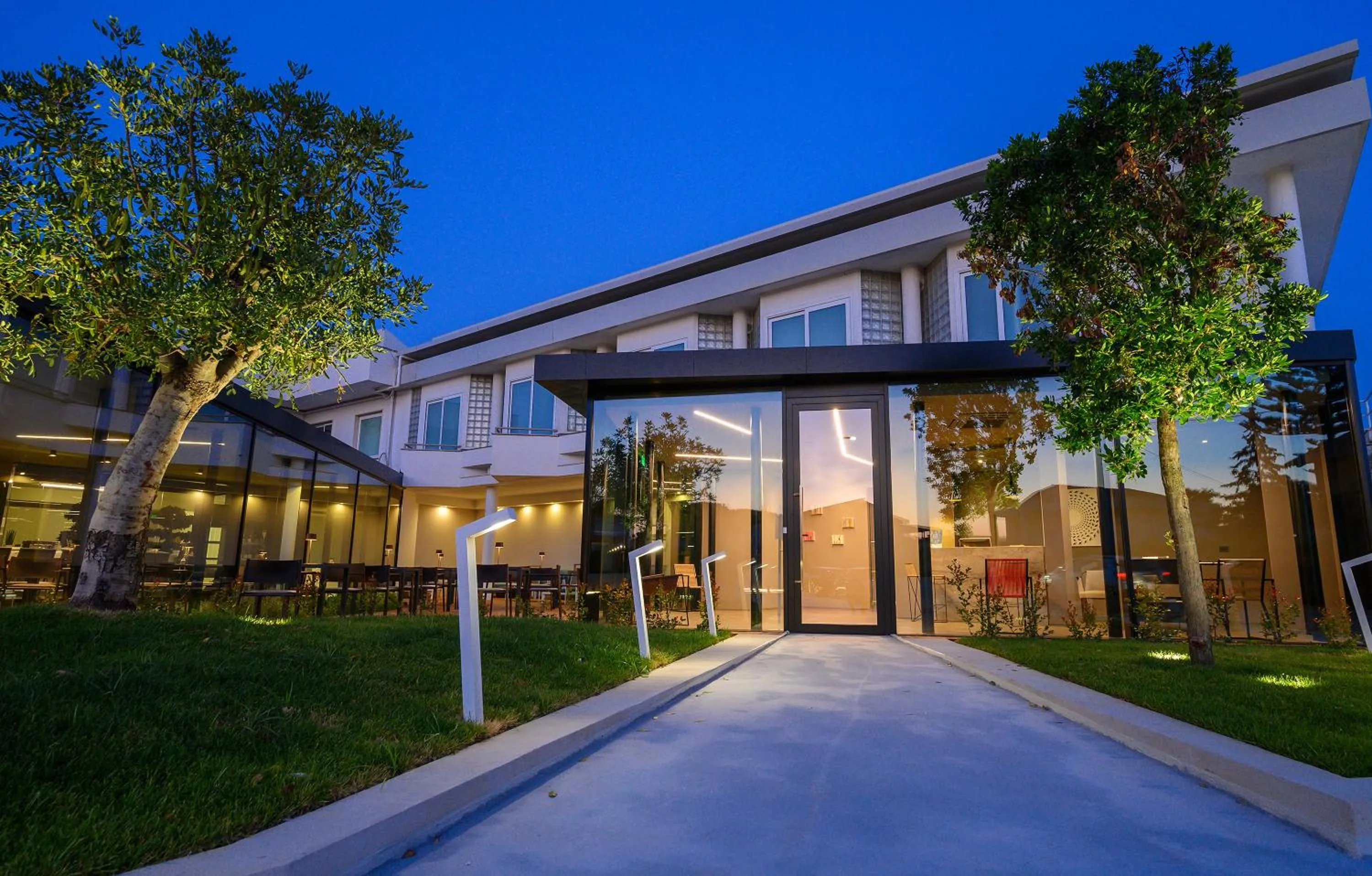 Facade/entrance in Hotel Royal Paestum