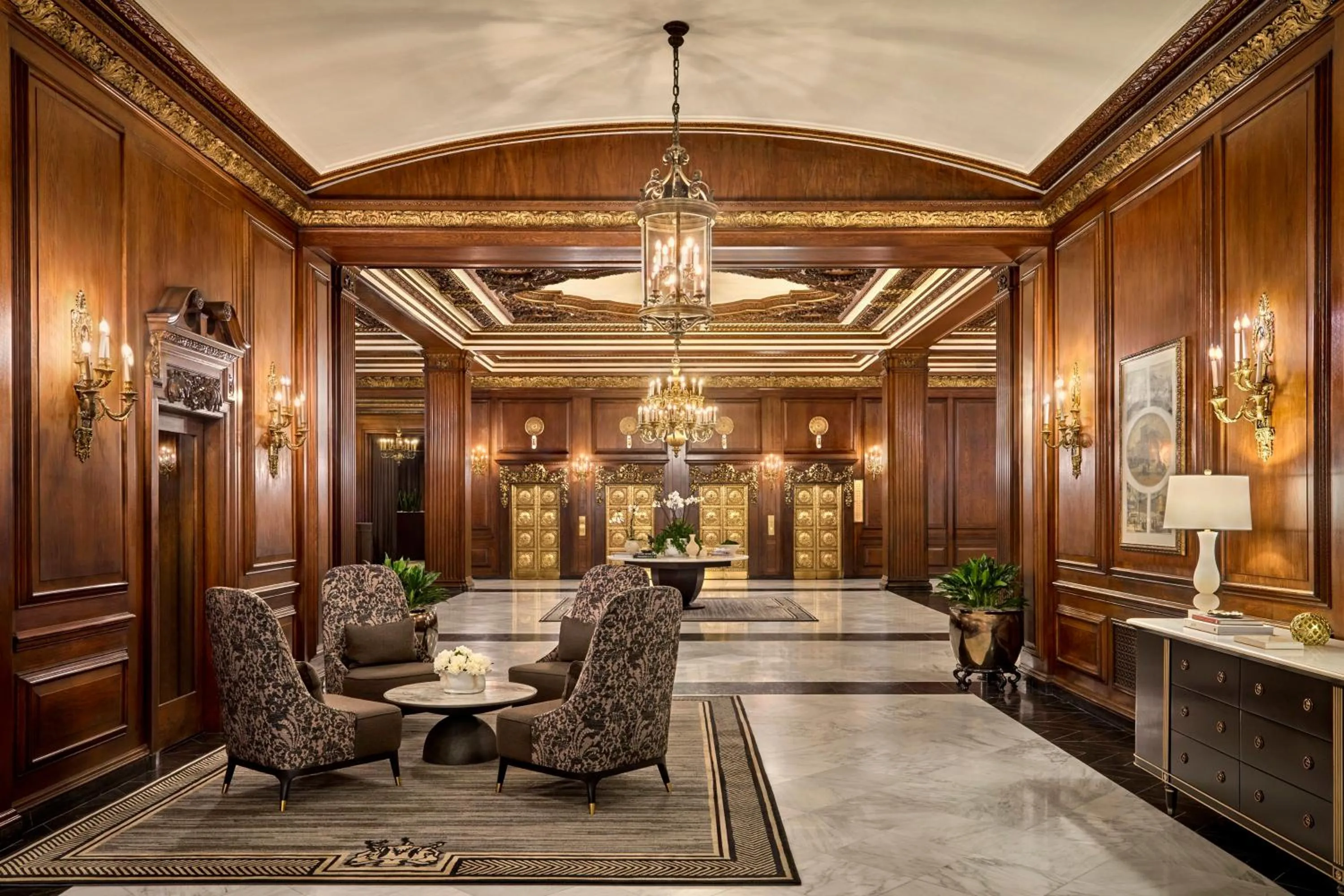 Lobby or reception in Boston Omni Parker House Hotel