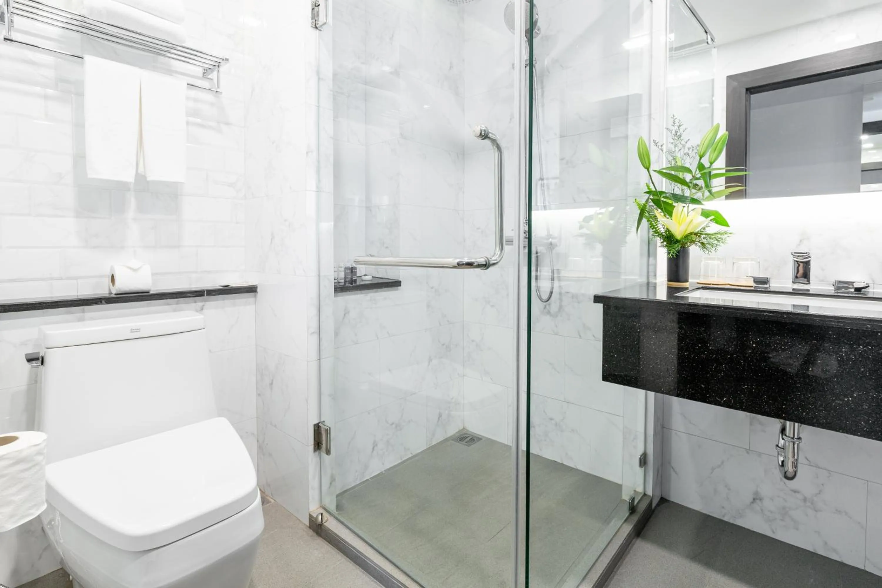 Bathroom in SureStay Hotel by Best Western Vientiane