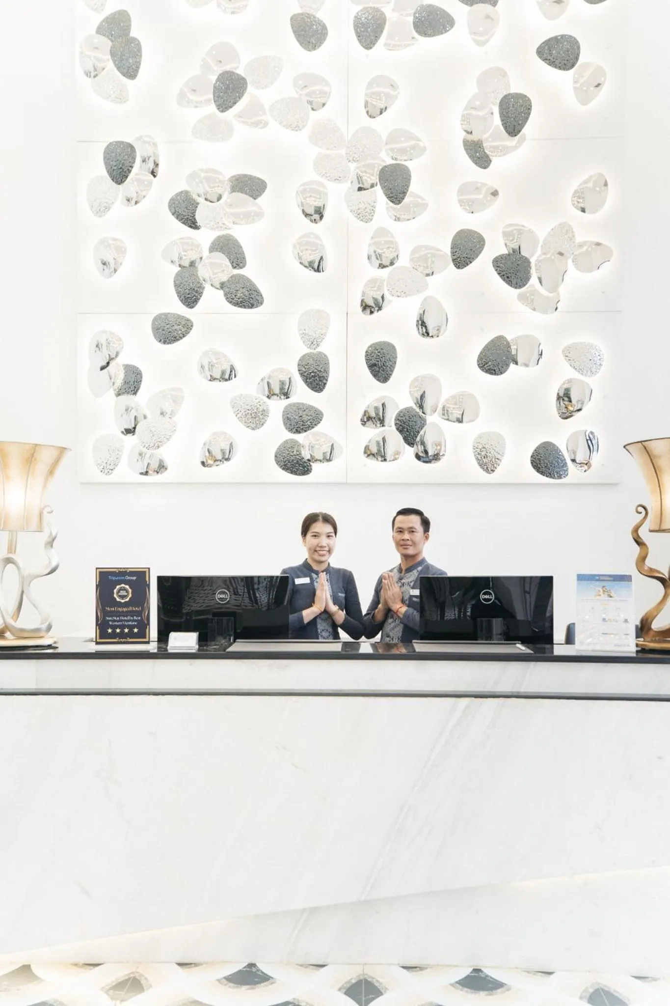 Lobby or reception in SureStay Hotel by Best Western Vientiane