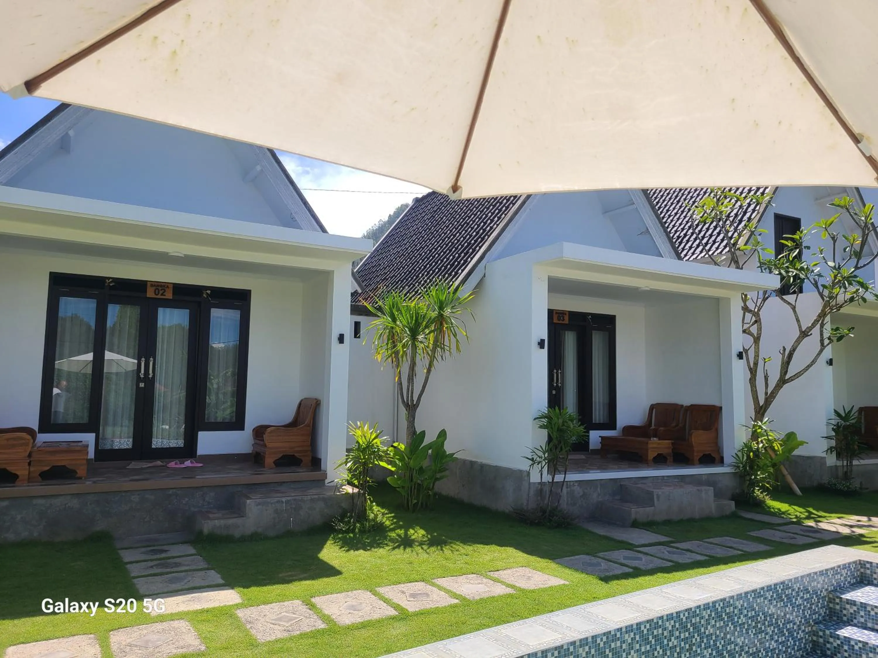 Property building in Batur lake view