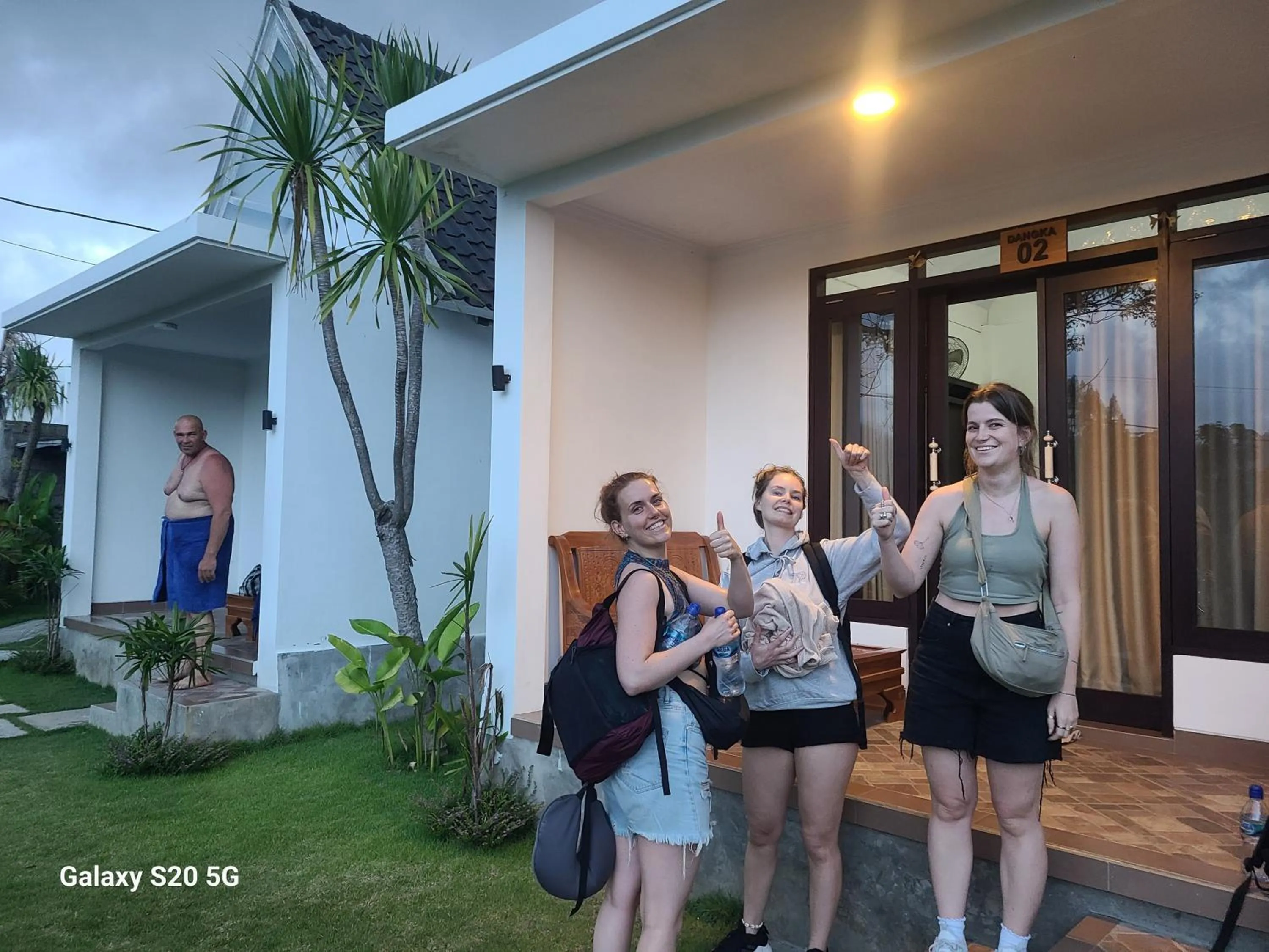 Day in Batur lake view