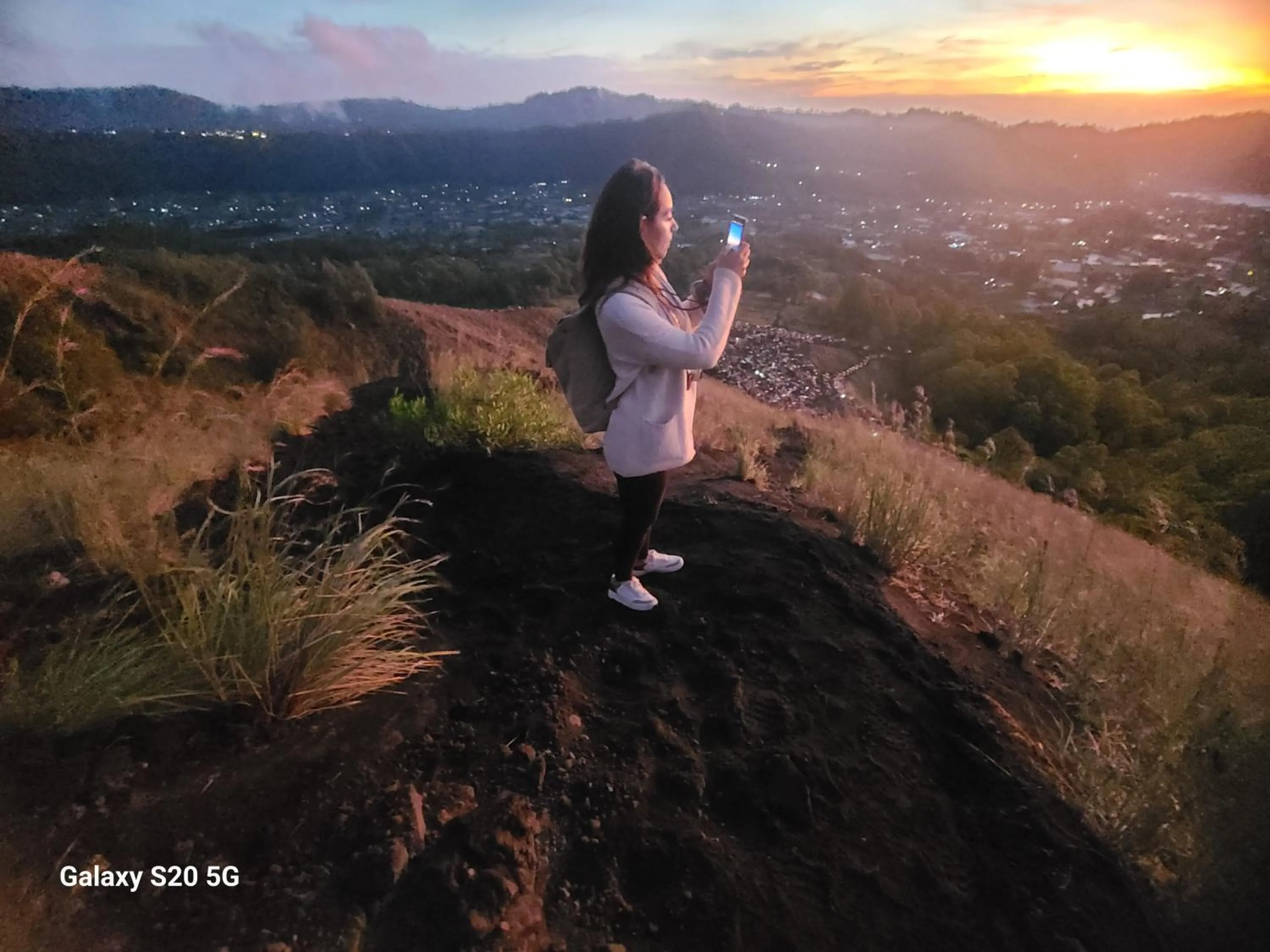 Activities in Batur lake view