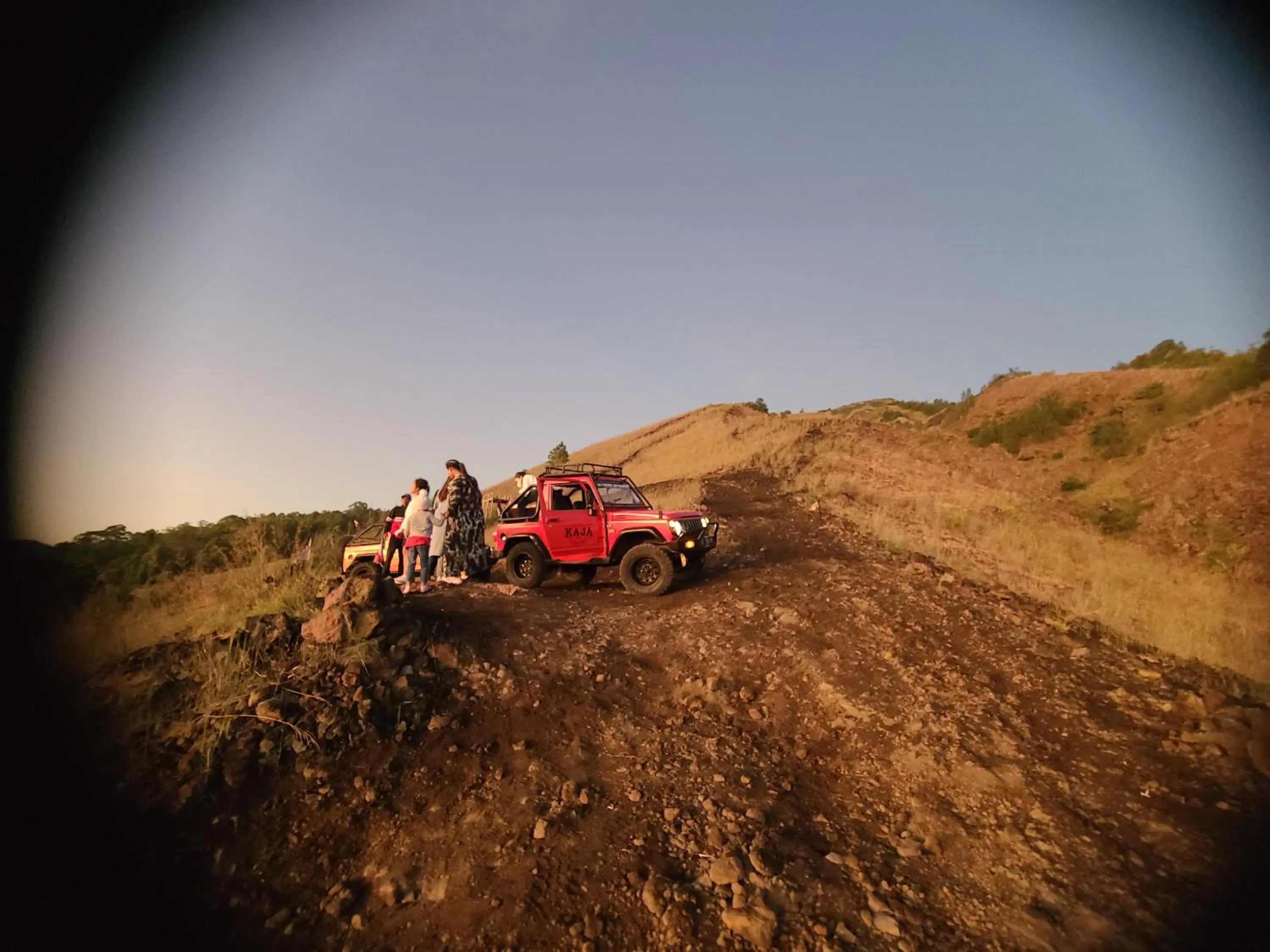 Activities in Batur lake view