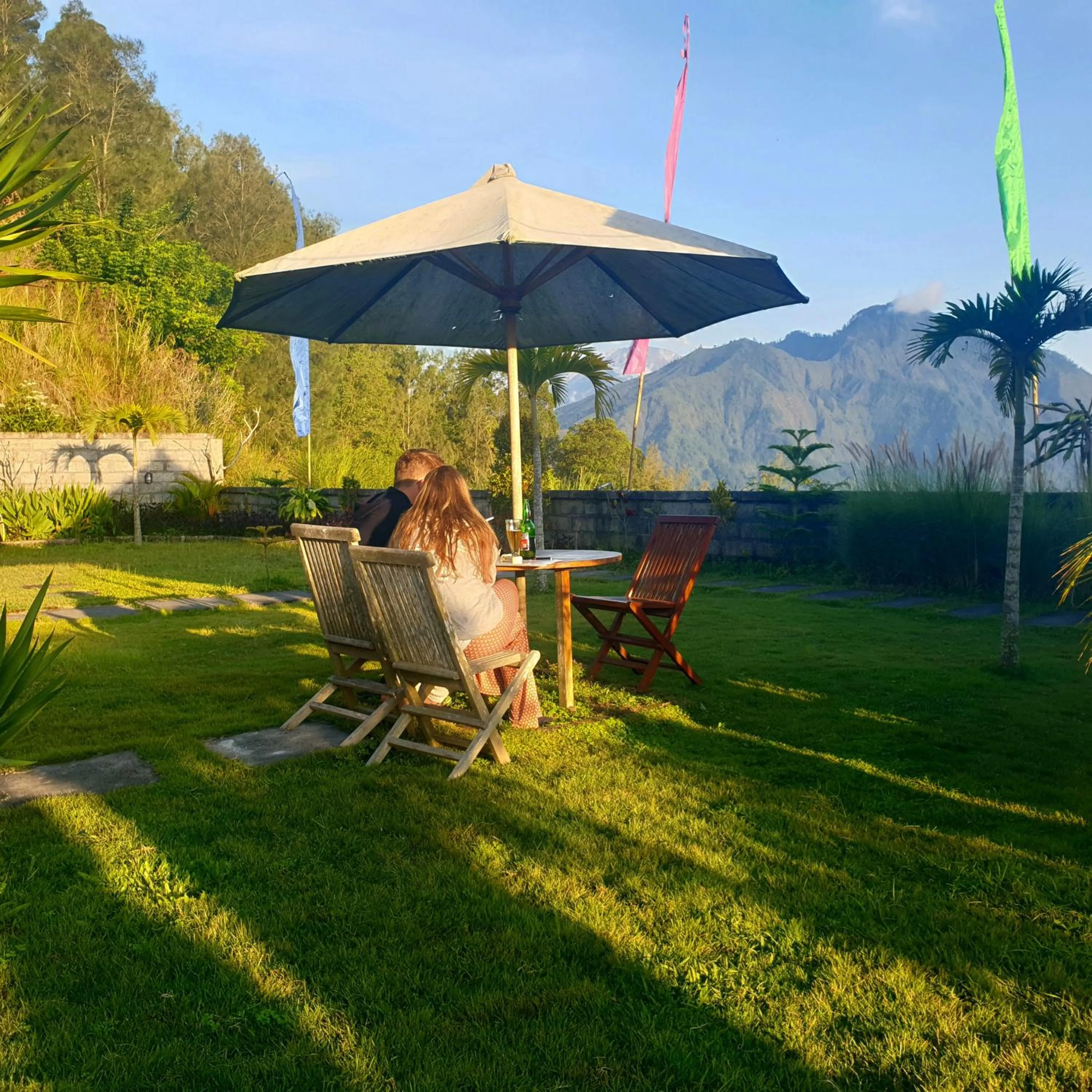 Patio in Batur lake view