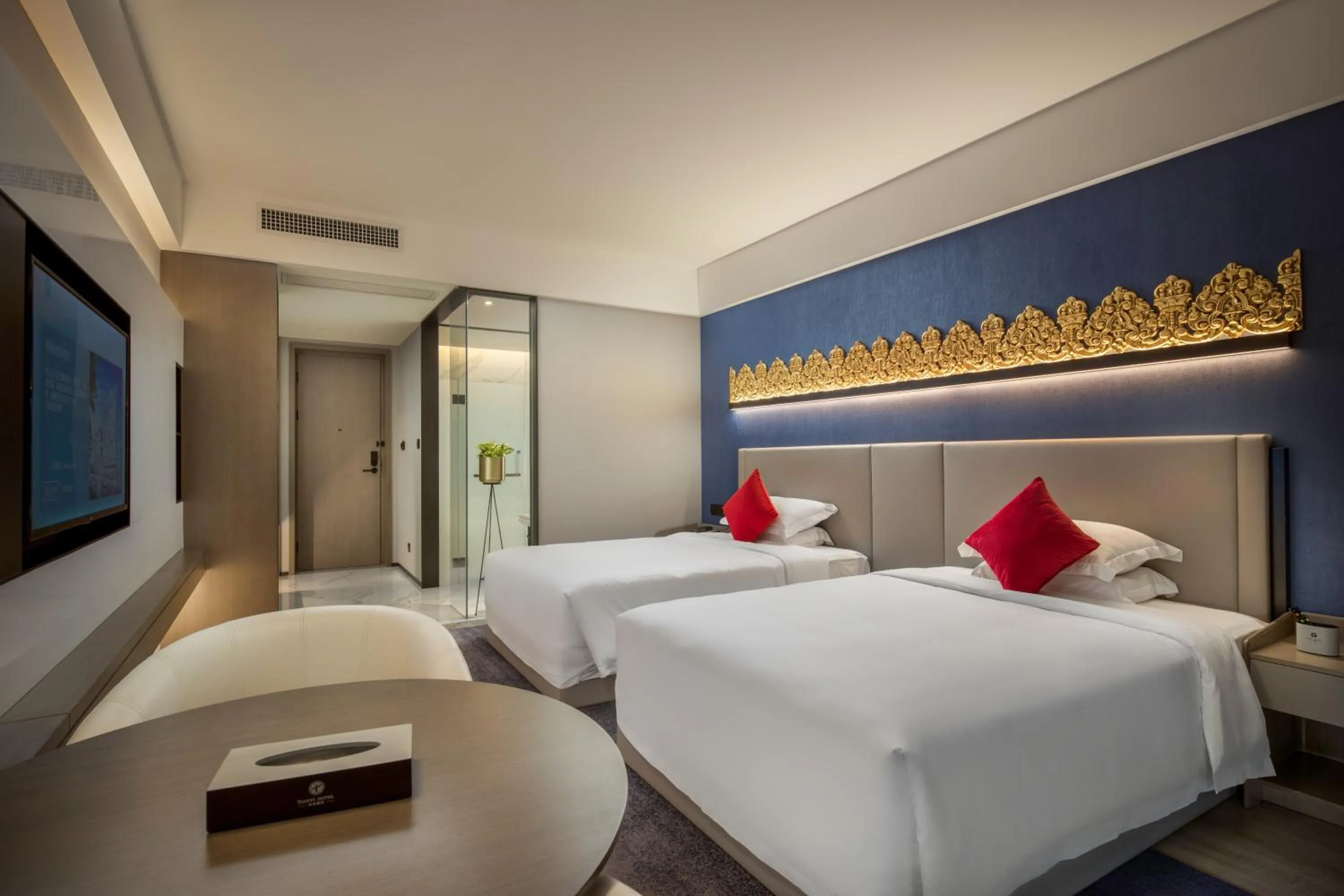 Bed in Tian Yi International Hotel 天艺国际酒店