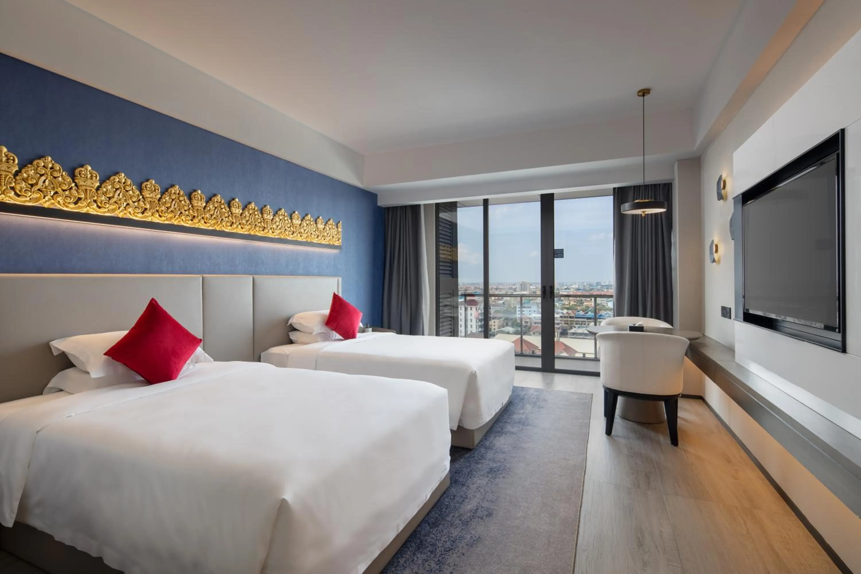 Bed in Tian Yi International Hotel 天艺国际酒店