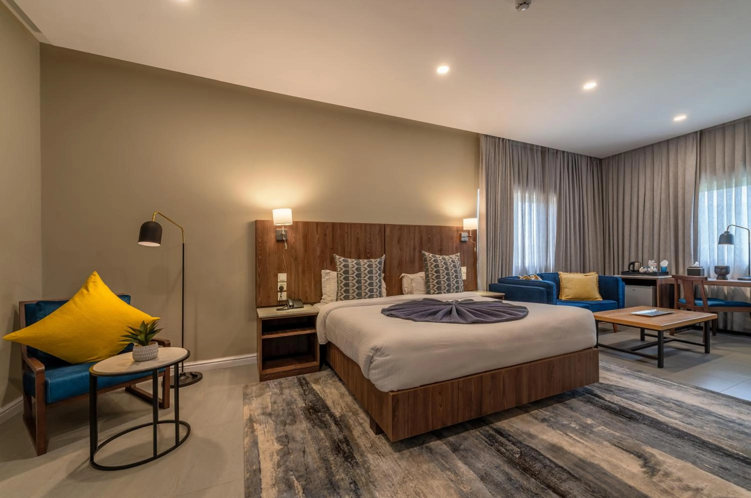 Bed in Central Hotel Ridge