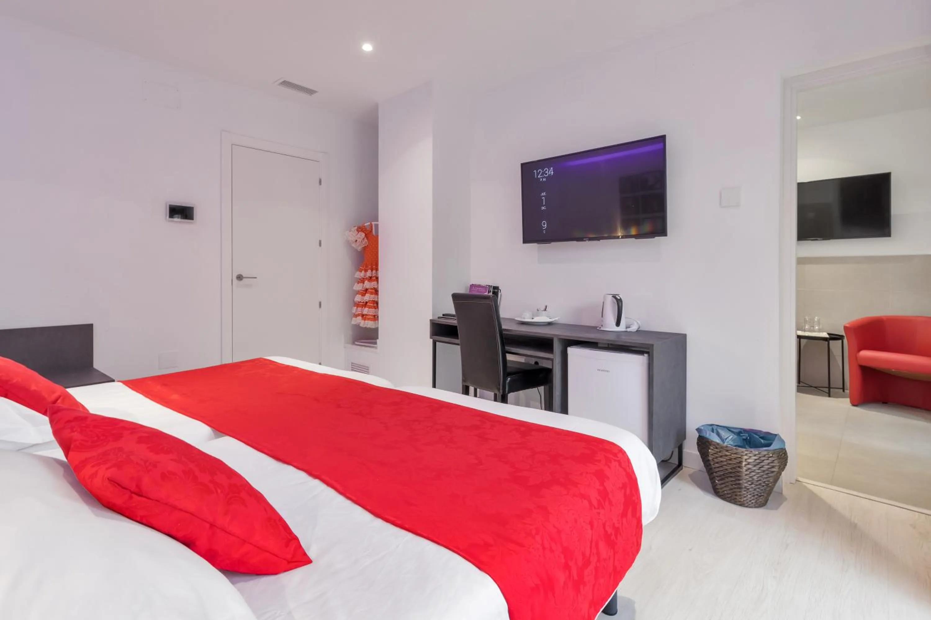 Bed in Hotel Ronda Nuevo