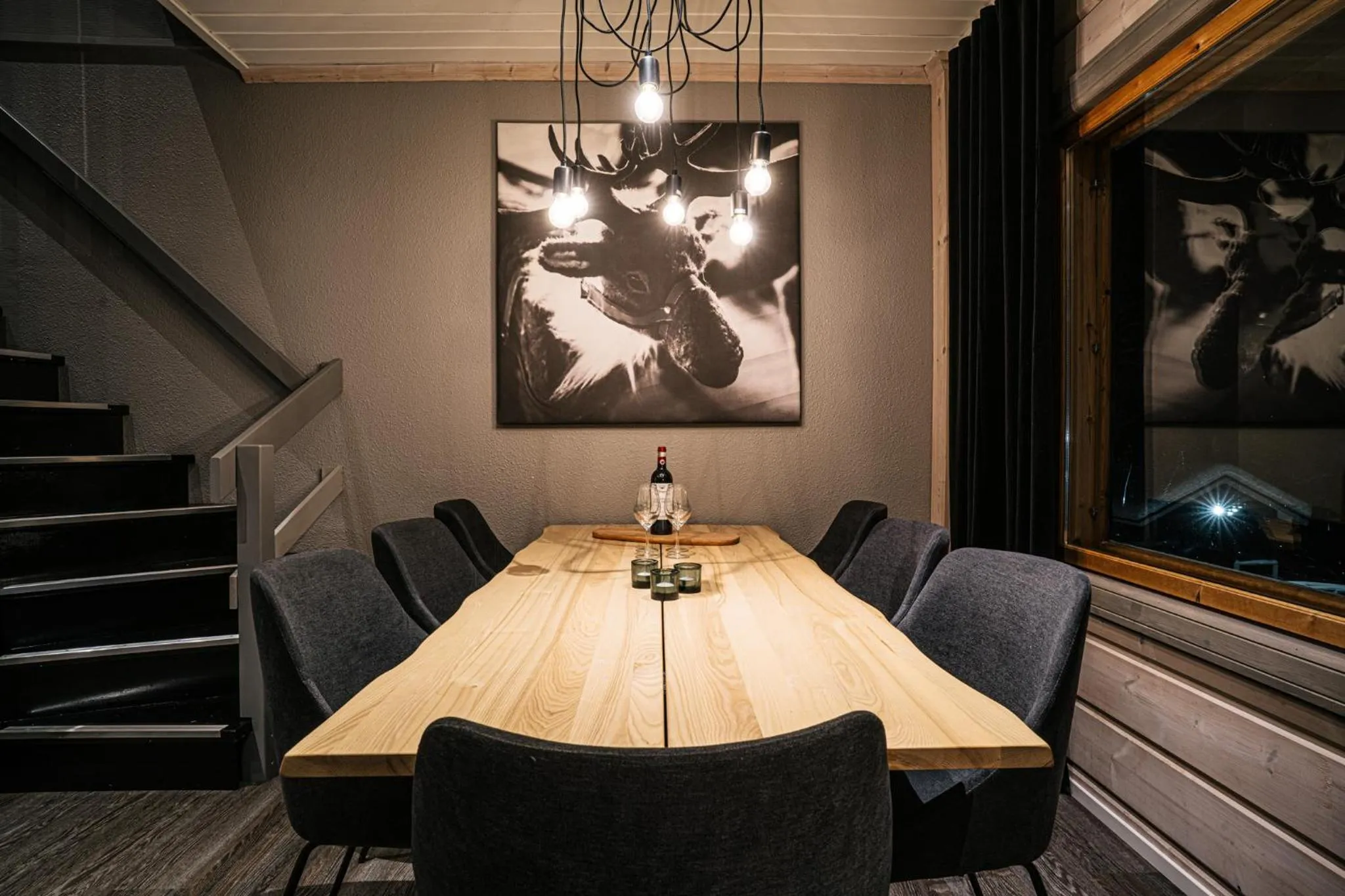 Living room in Levi Black Apartments