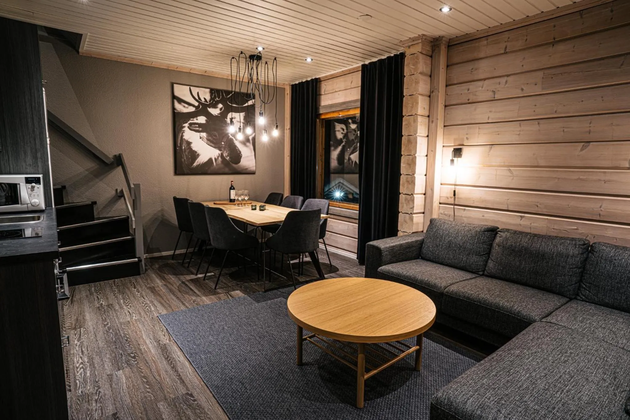 Living room in Levi Black Apartments