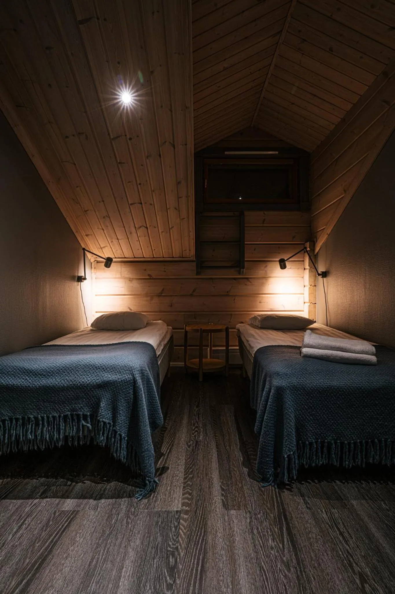 Bedroom, Bed in Levi Black Apartments