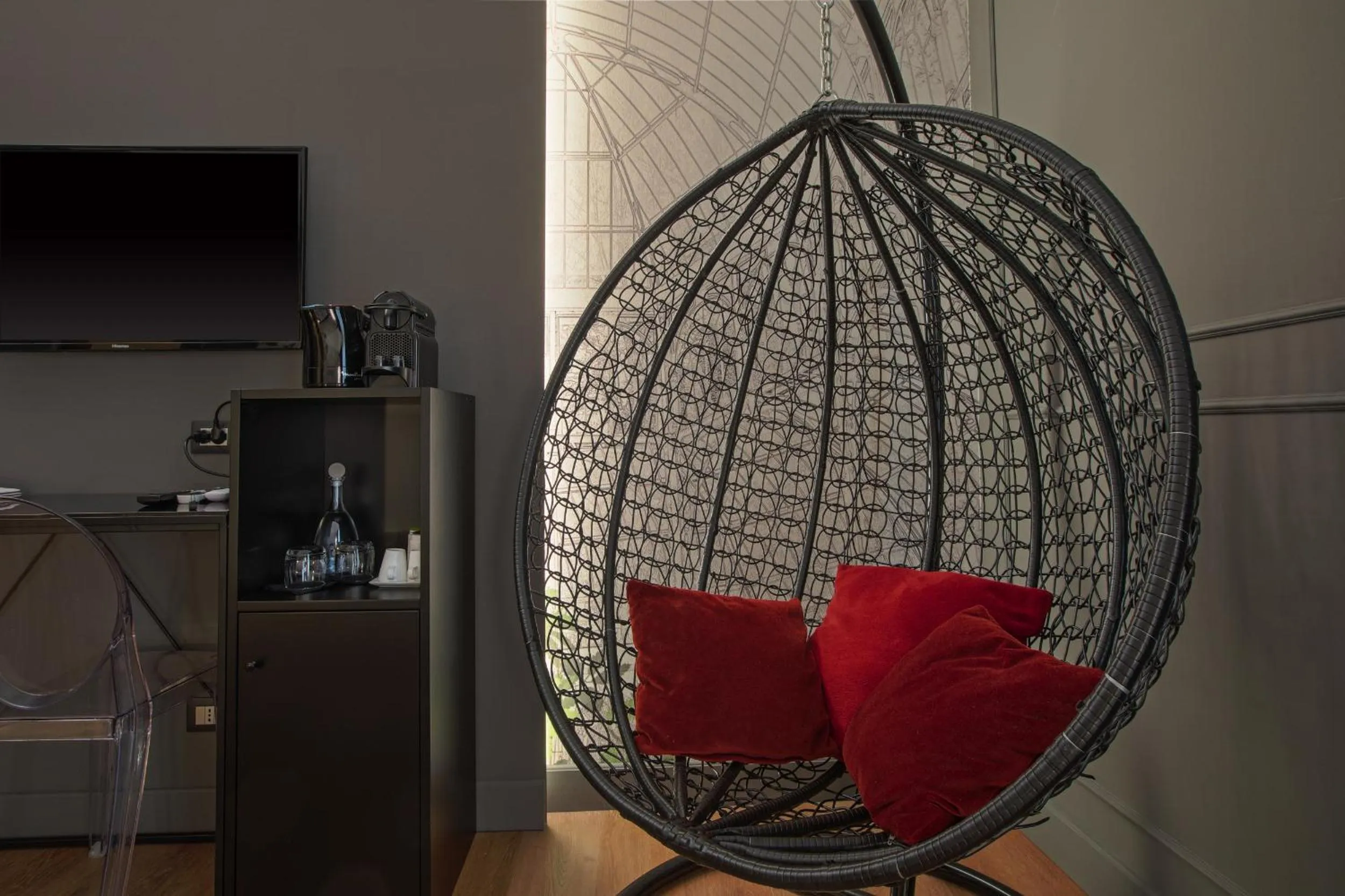 TV and multimedia in Palco Rooms&Suites