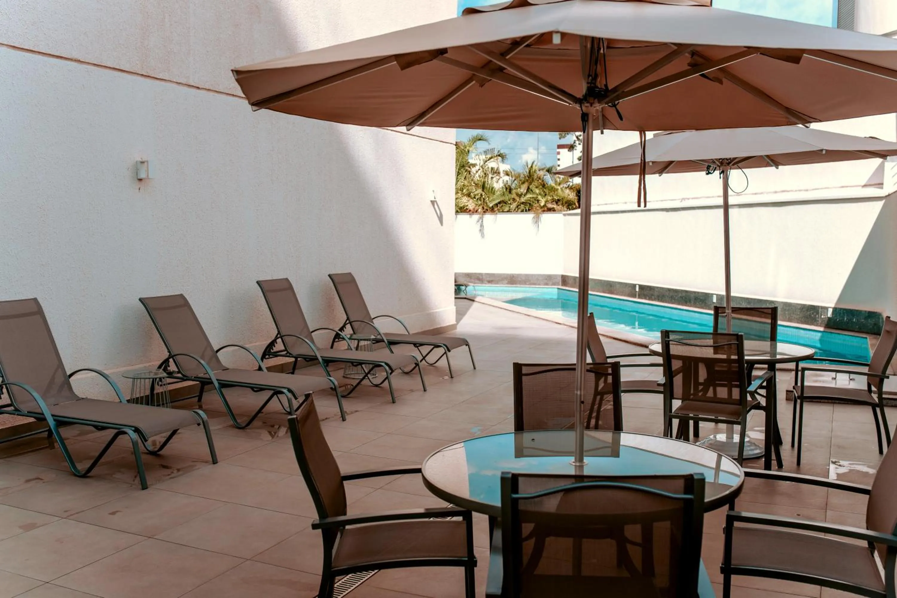 Swimming pool in Hplus Premium Palmas