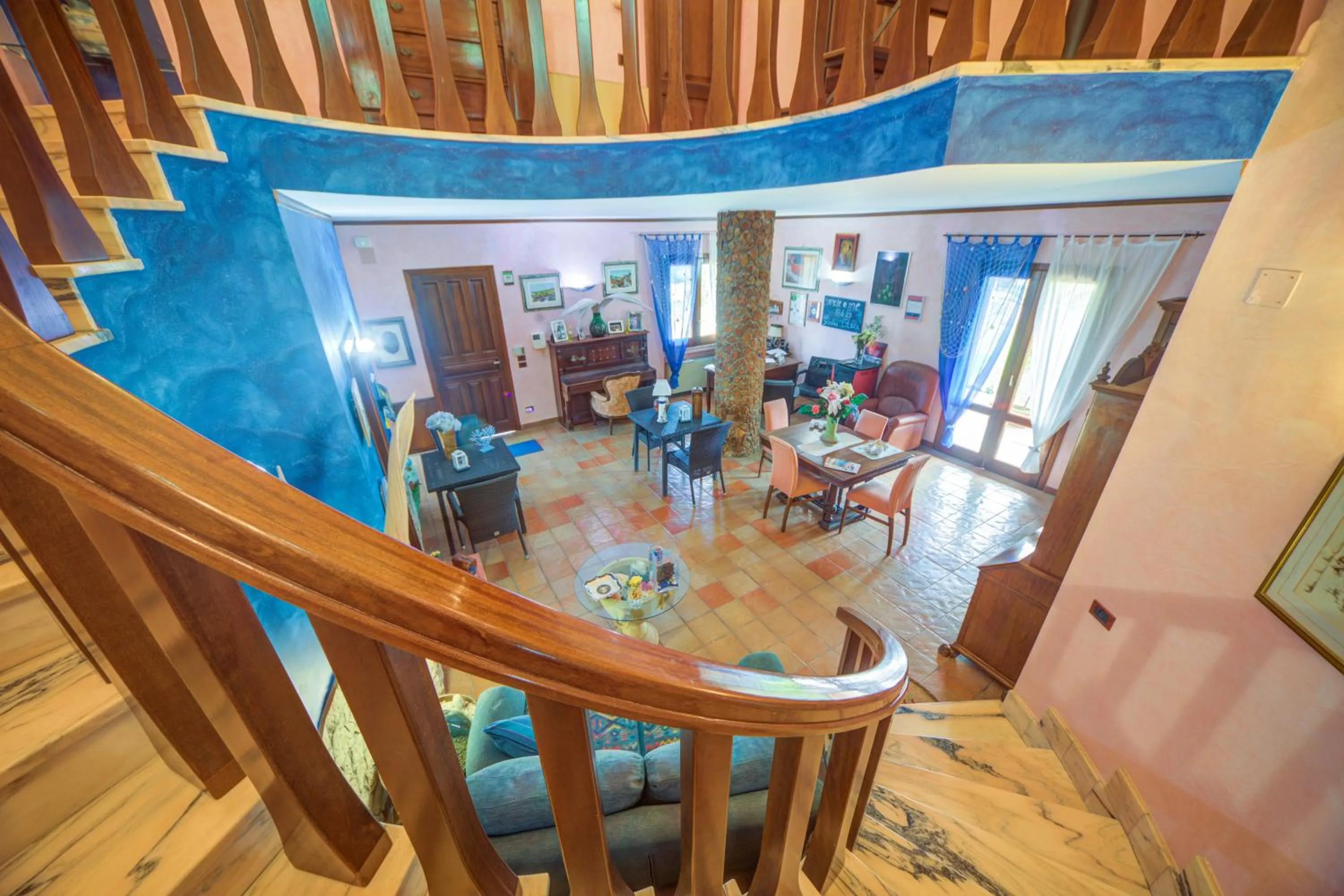 Lobby or reception in B&B Sicilia Bella