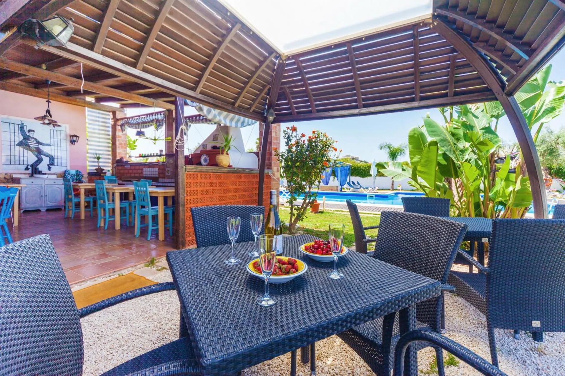 Patio in B&B Sicilia Bella