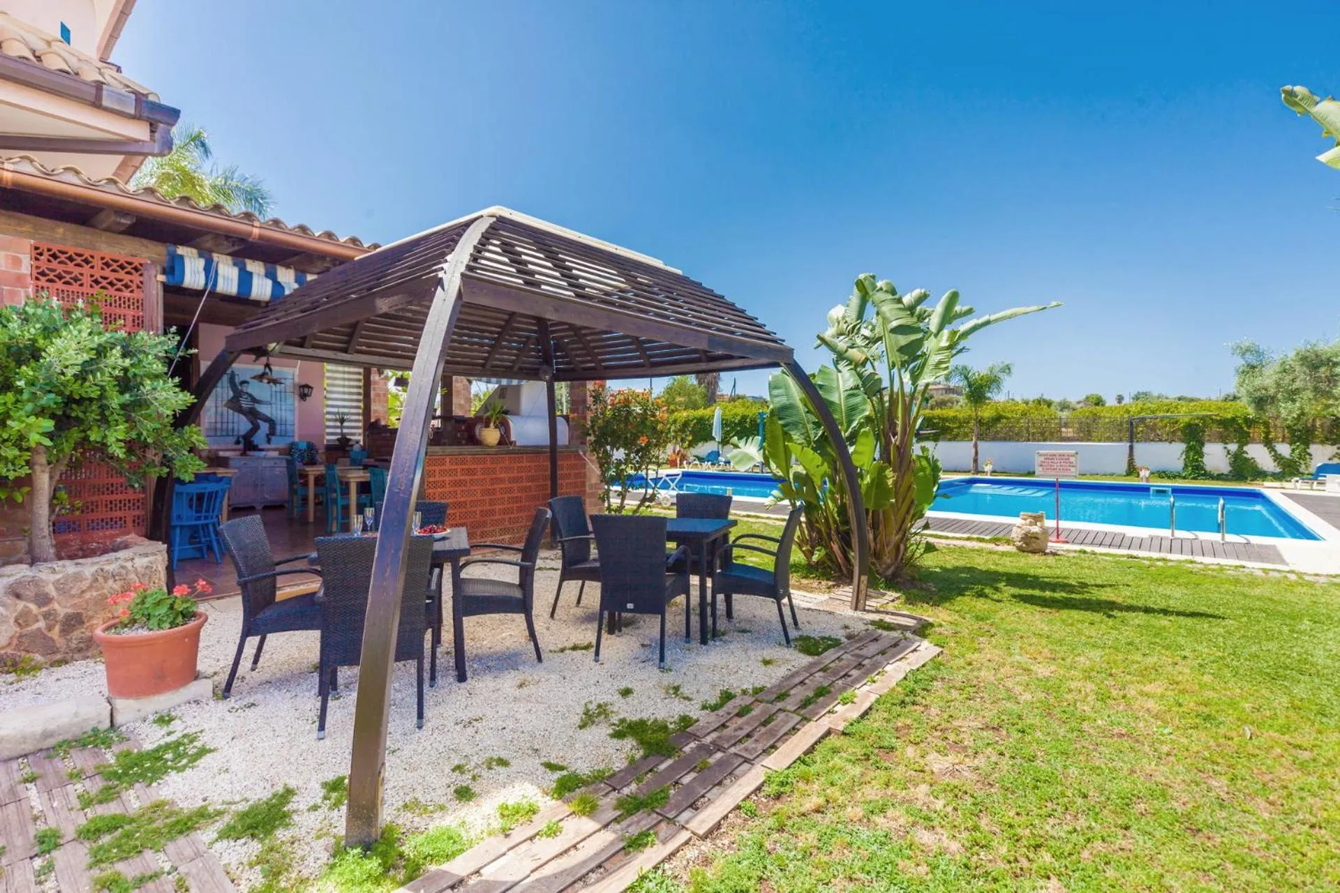 Garden in B&B Sicilia Bella