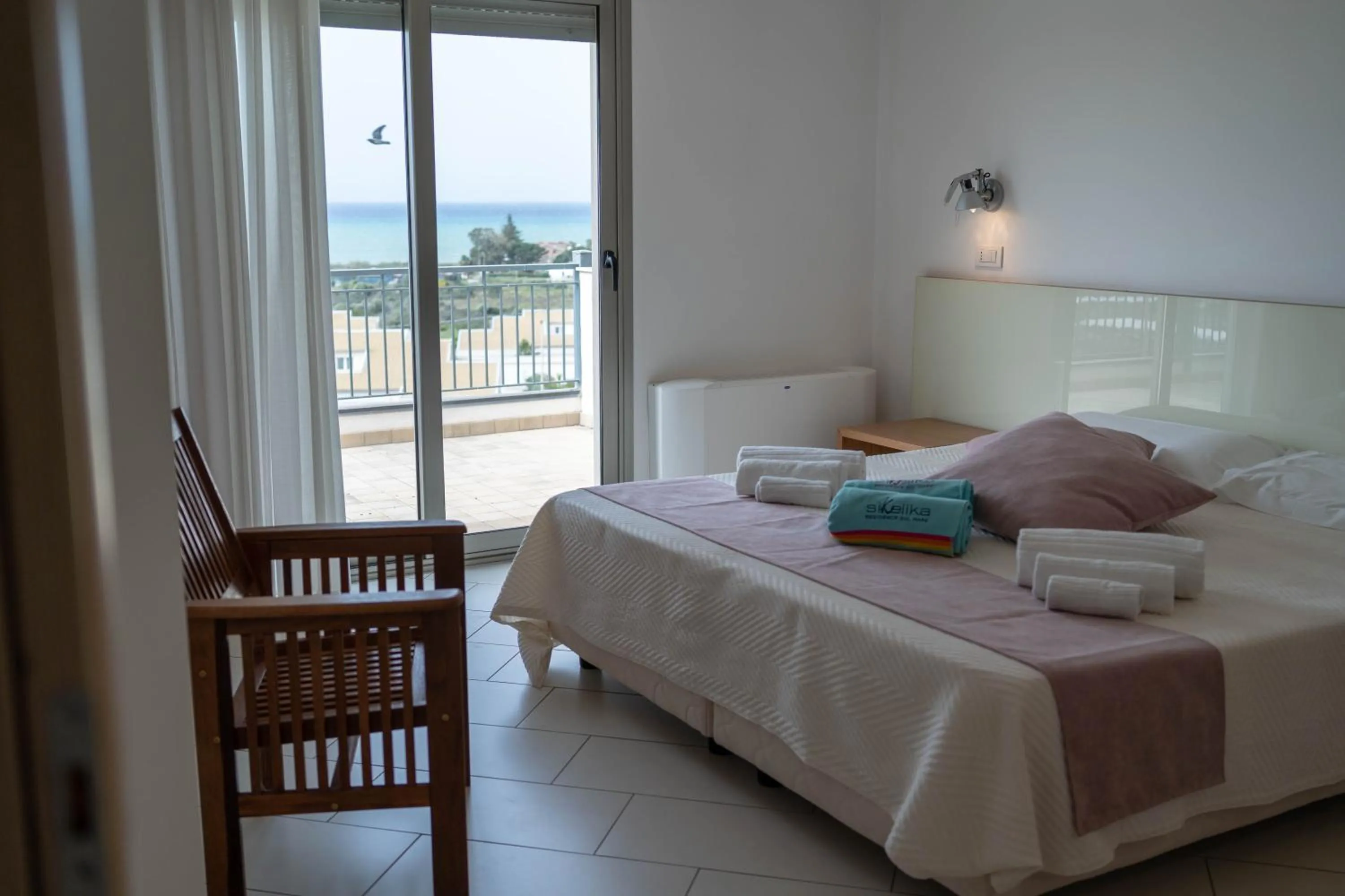 Bed in Sikelika Residence Sul Mare