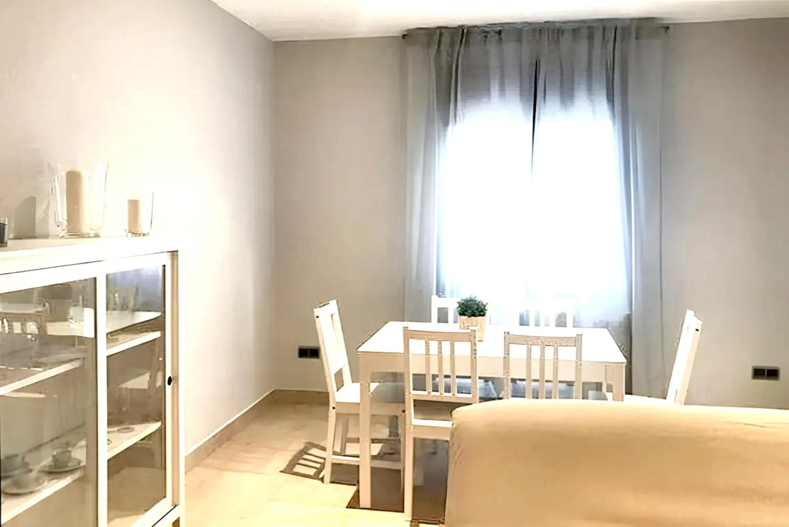 Dining area, Bed in Luxury villa in Calonge with pool