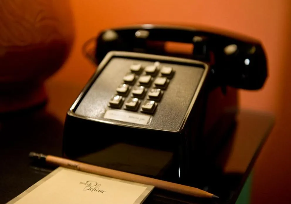 Decorative detail in Hotel Boheme