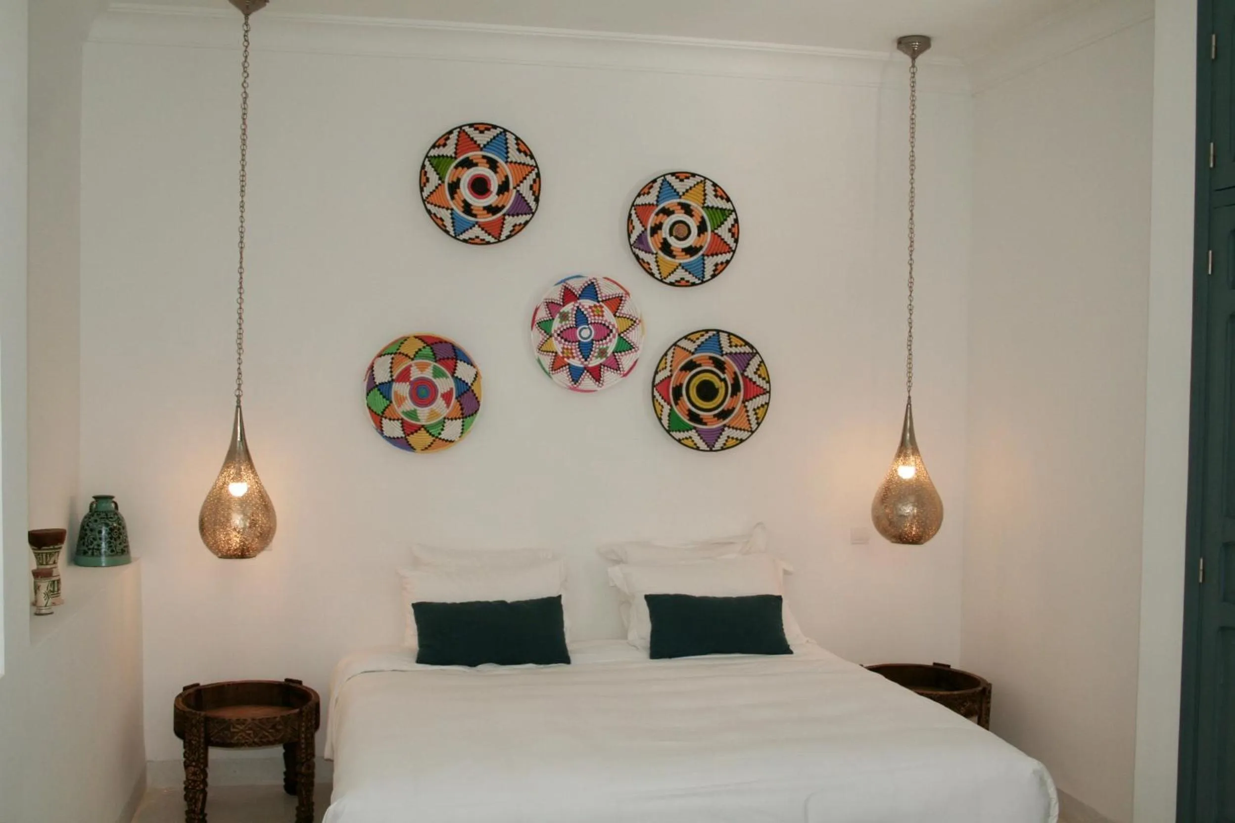 Decorative detail, Bed in Riad AL RIAD