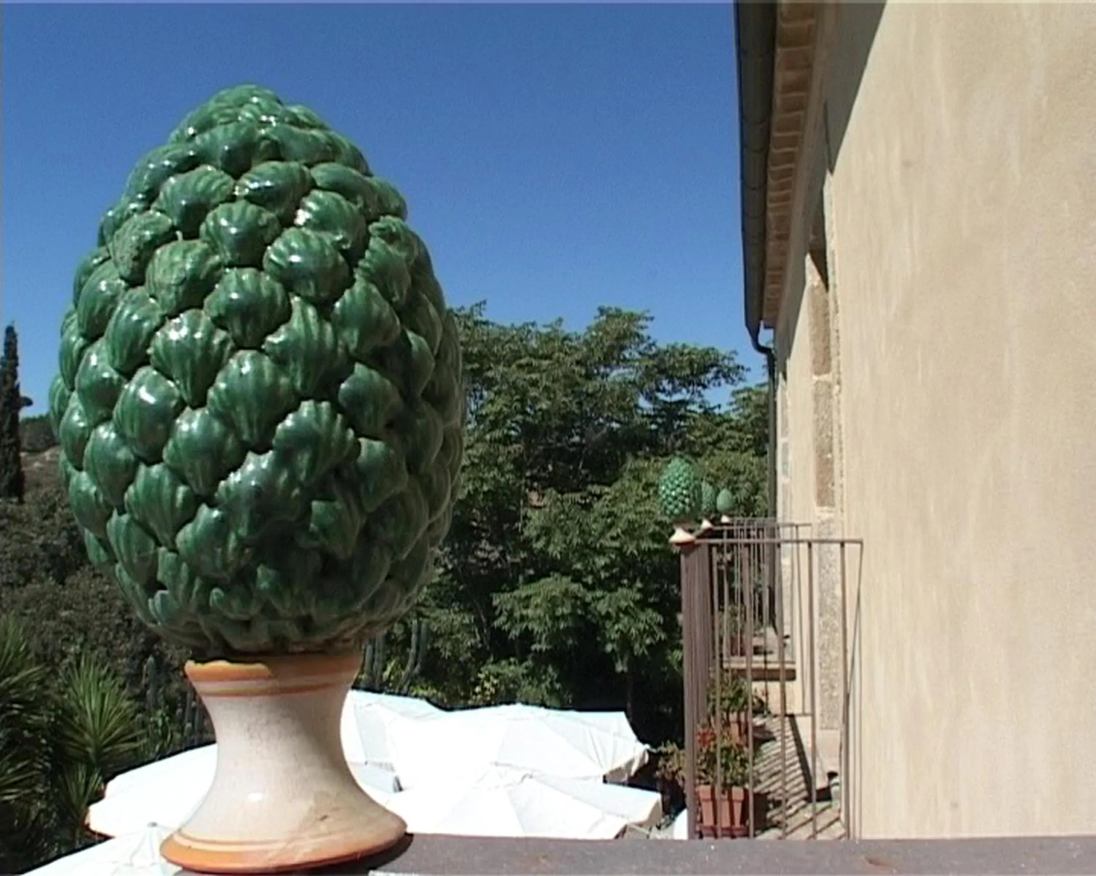 Decorative detail in Villa Tasca