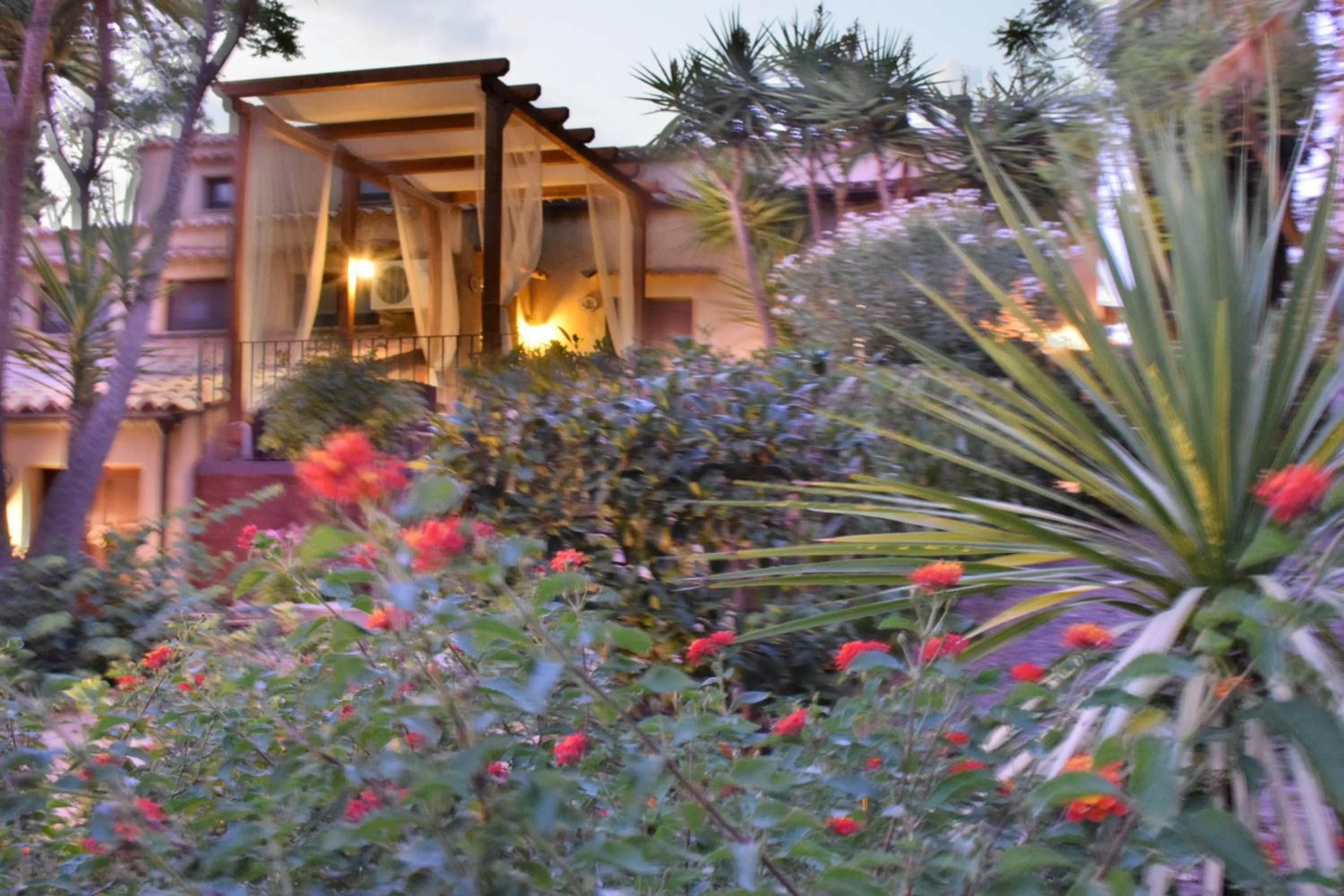 Garden view in Villa Tasca