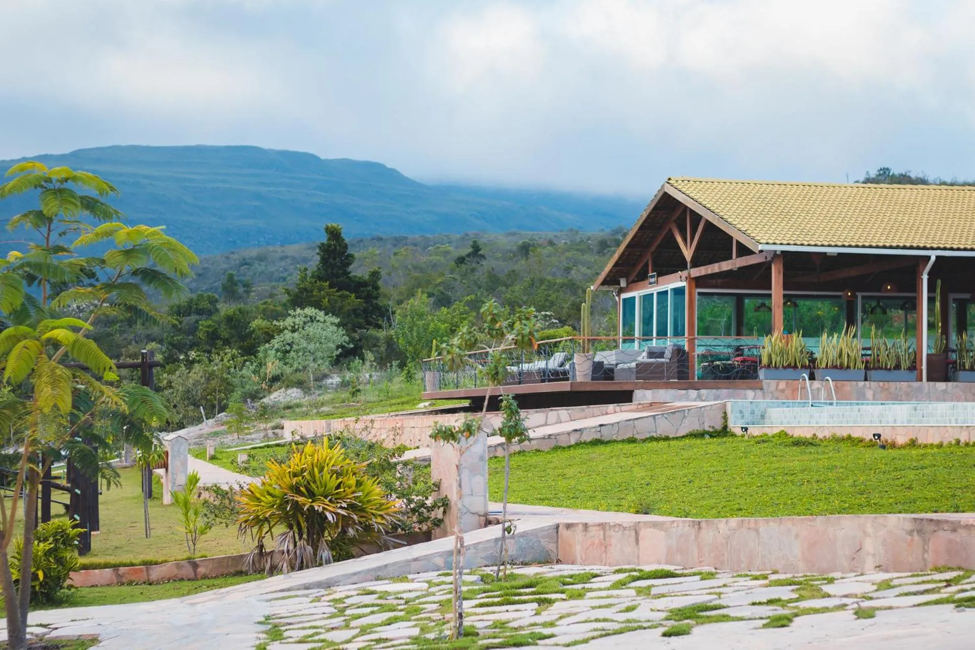 Garden in Pousada Amanhecer
