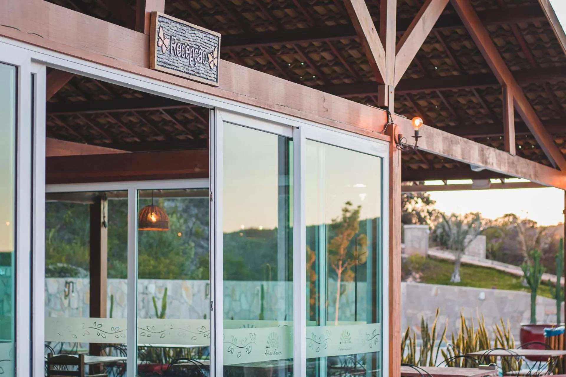 Facade/entrance in Pousada Amanhecer