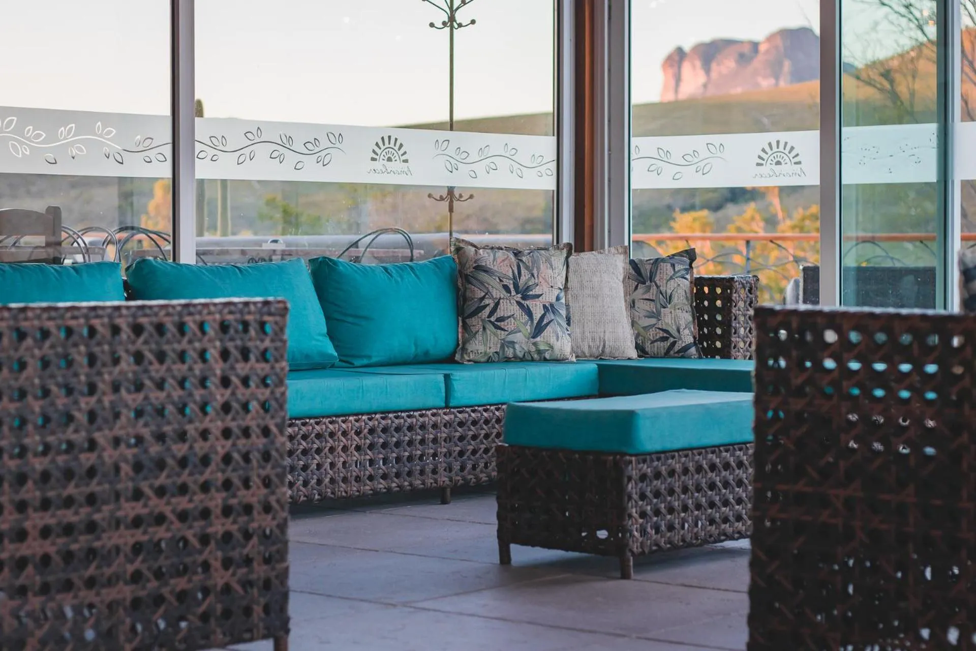 Lobby or reception in Pousada Amanhecer