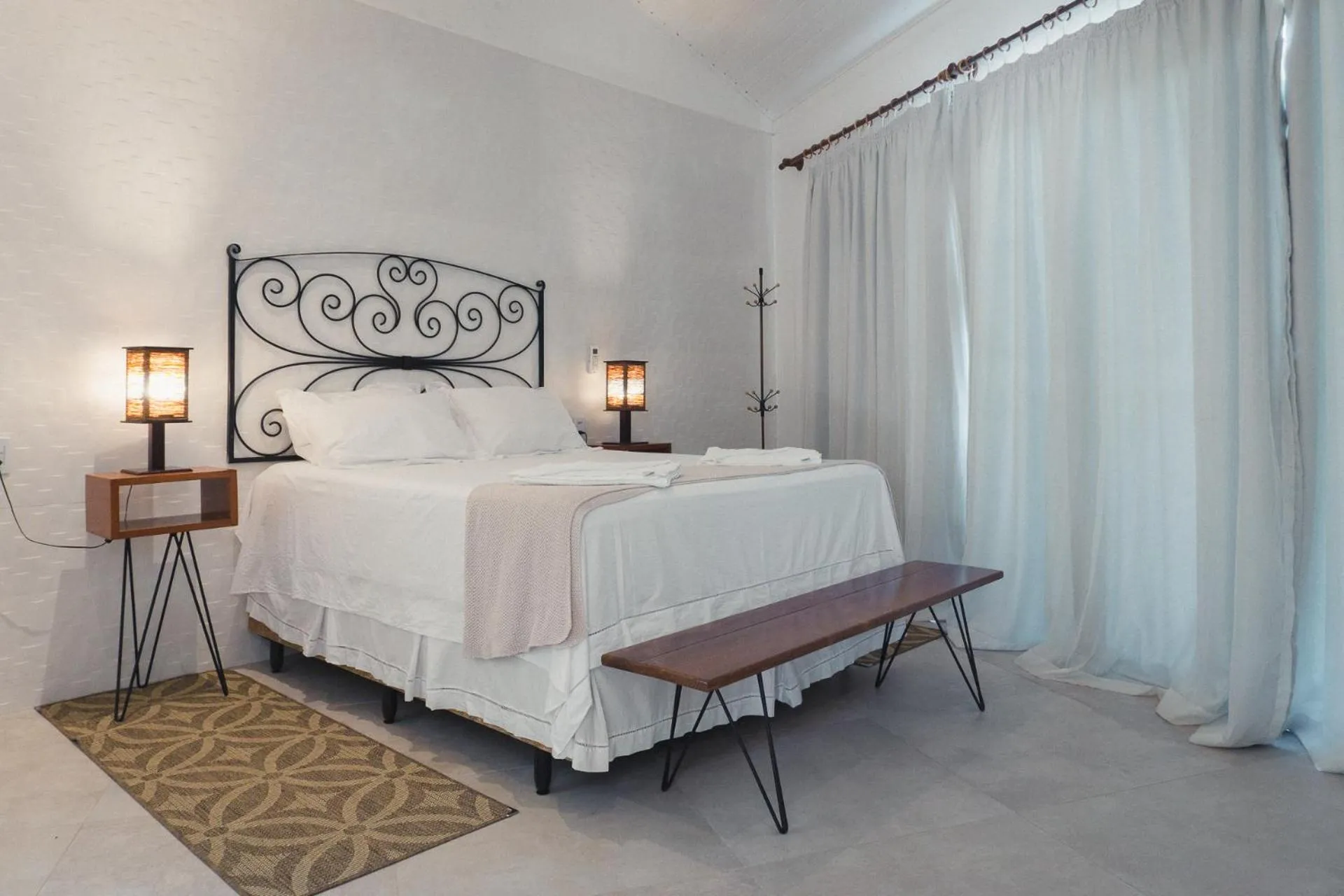 Bedroom, Bed in Pousada Amanhecer