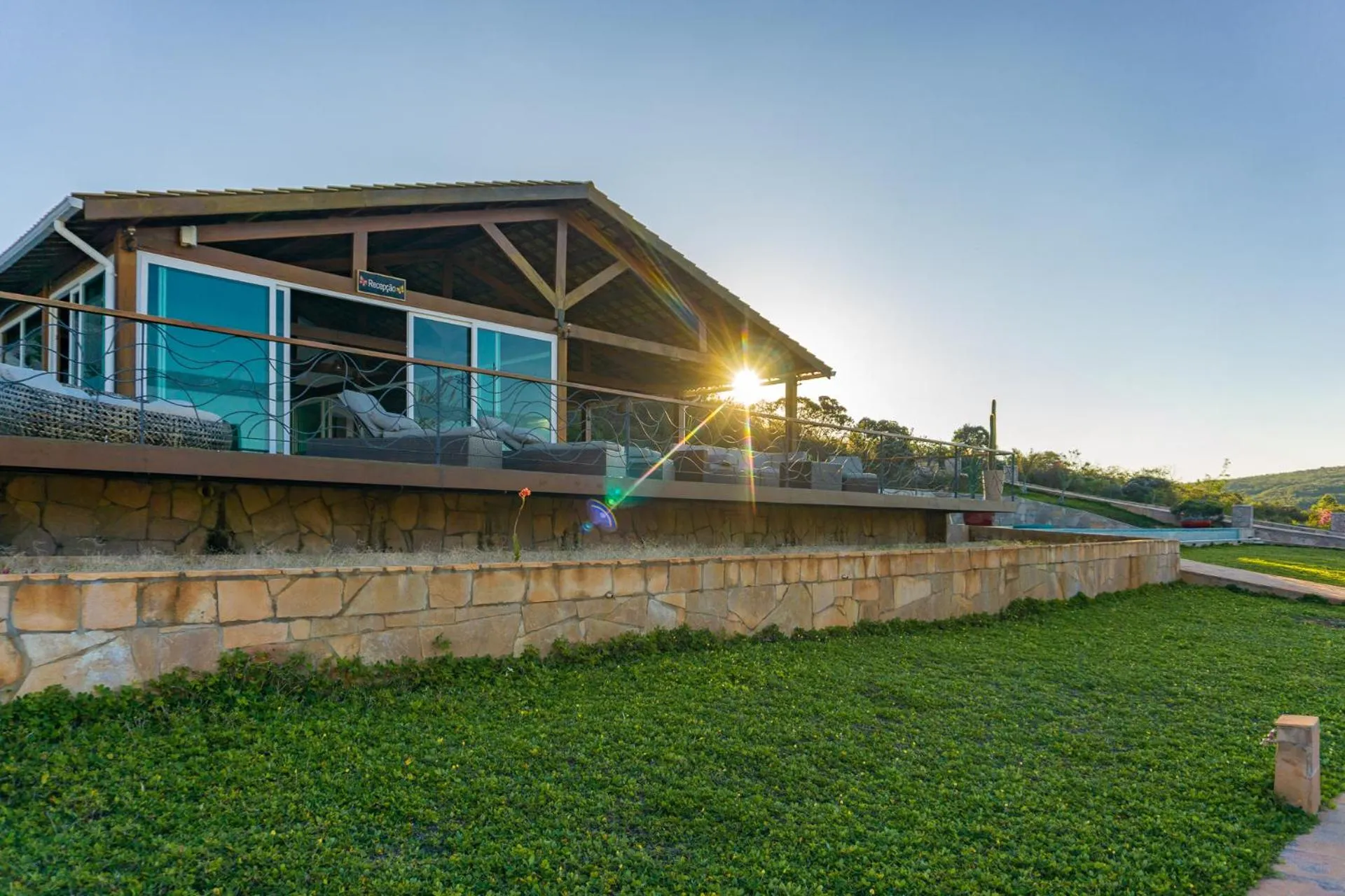 Property building in Pousada Amanhecer