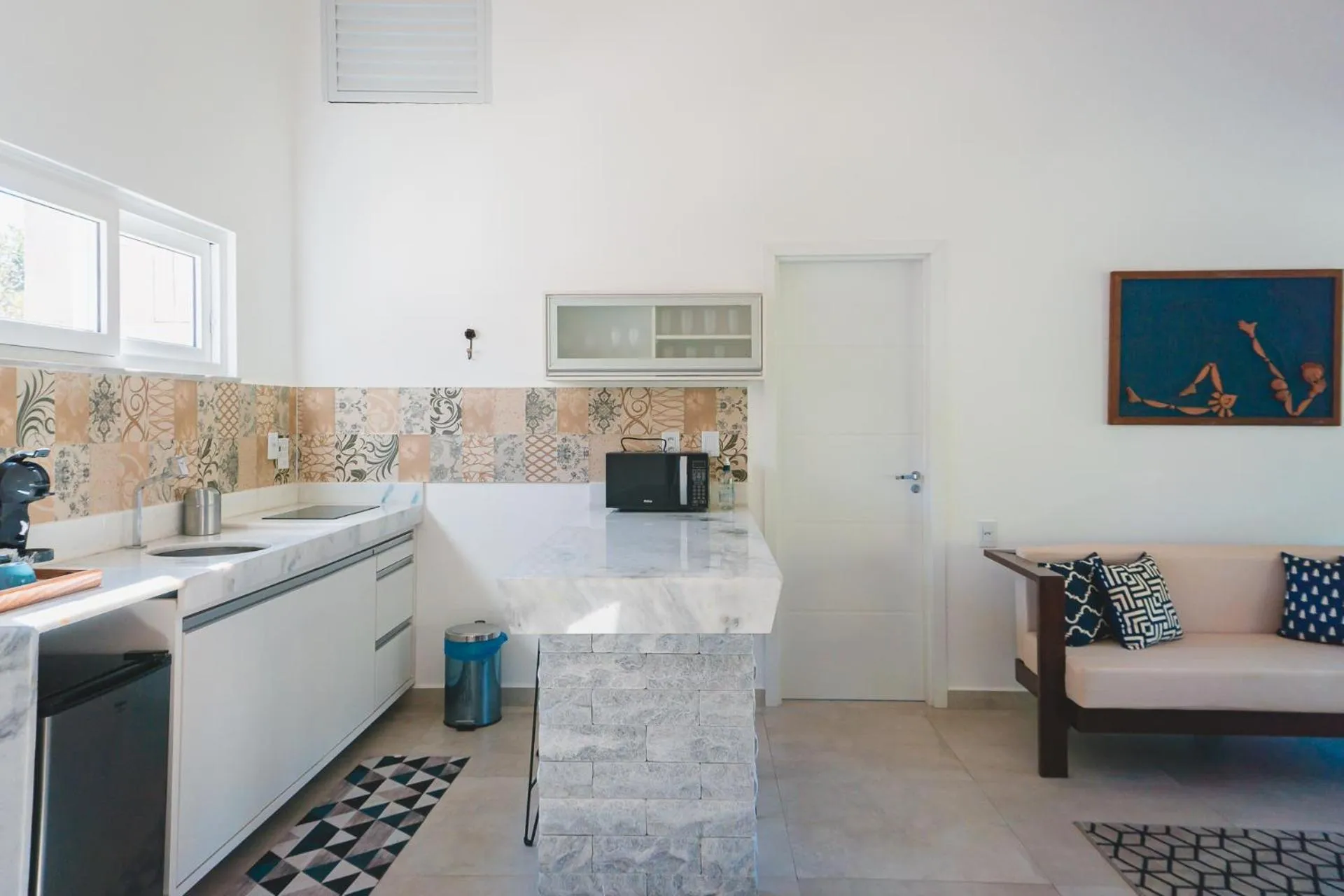 Living room in Pousada Amanhecer