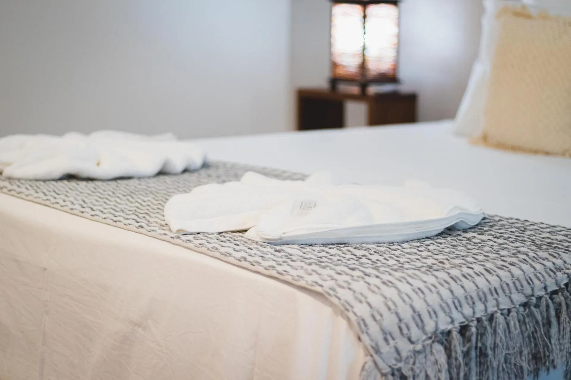 Bed in Pousada Amanhecer