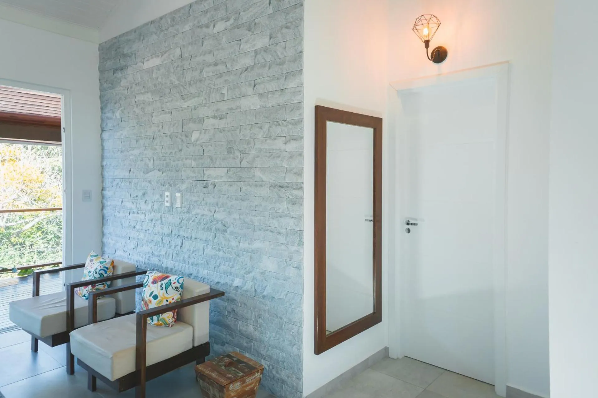 Living room in Pousada Amanhecer