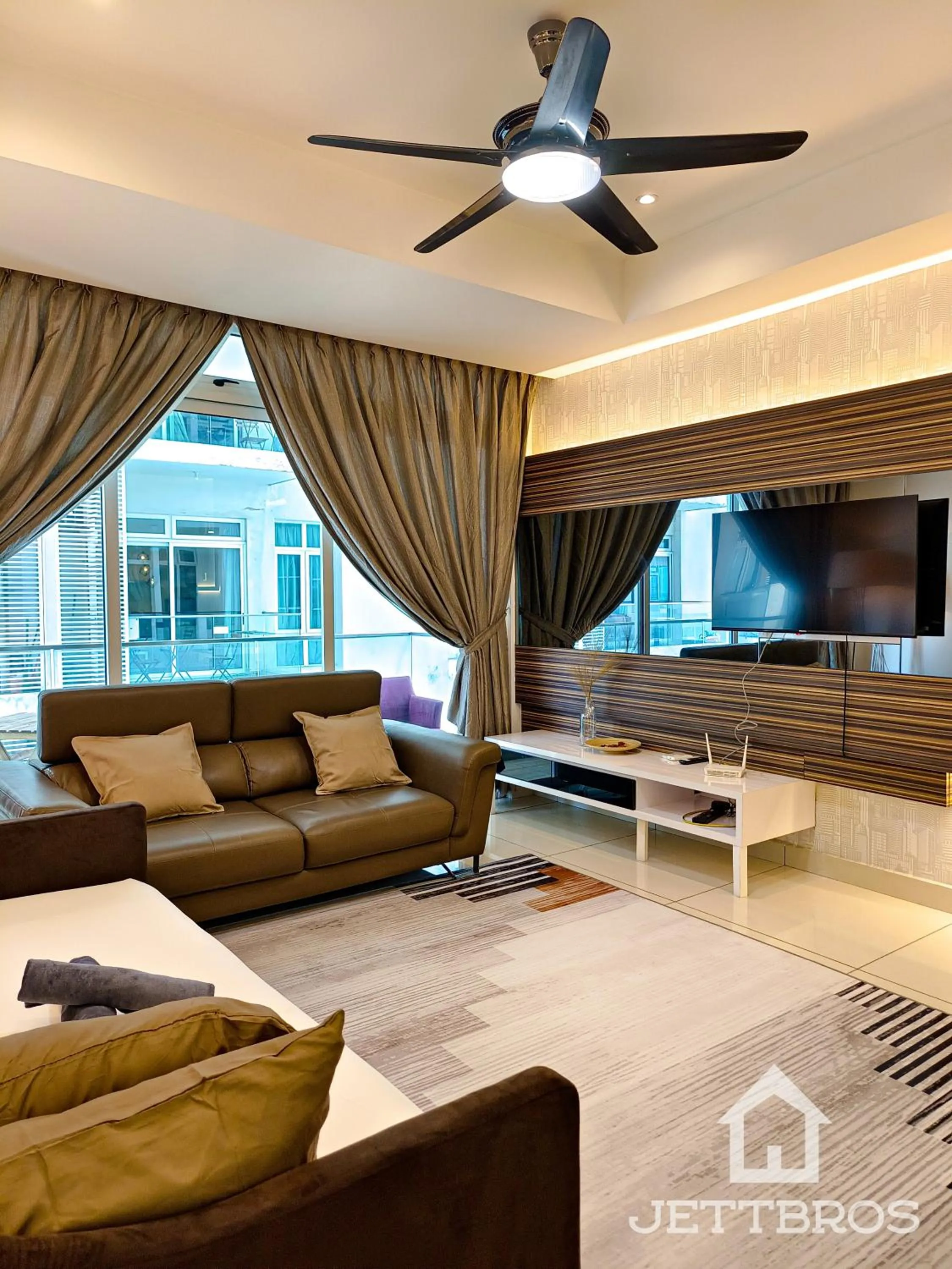 Living room, Bed in KSL D'Esplanade By JettBros Johor Bahru