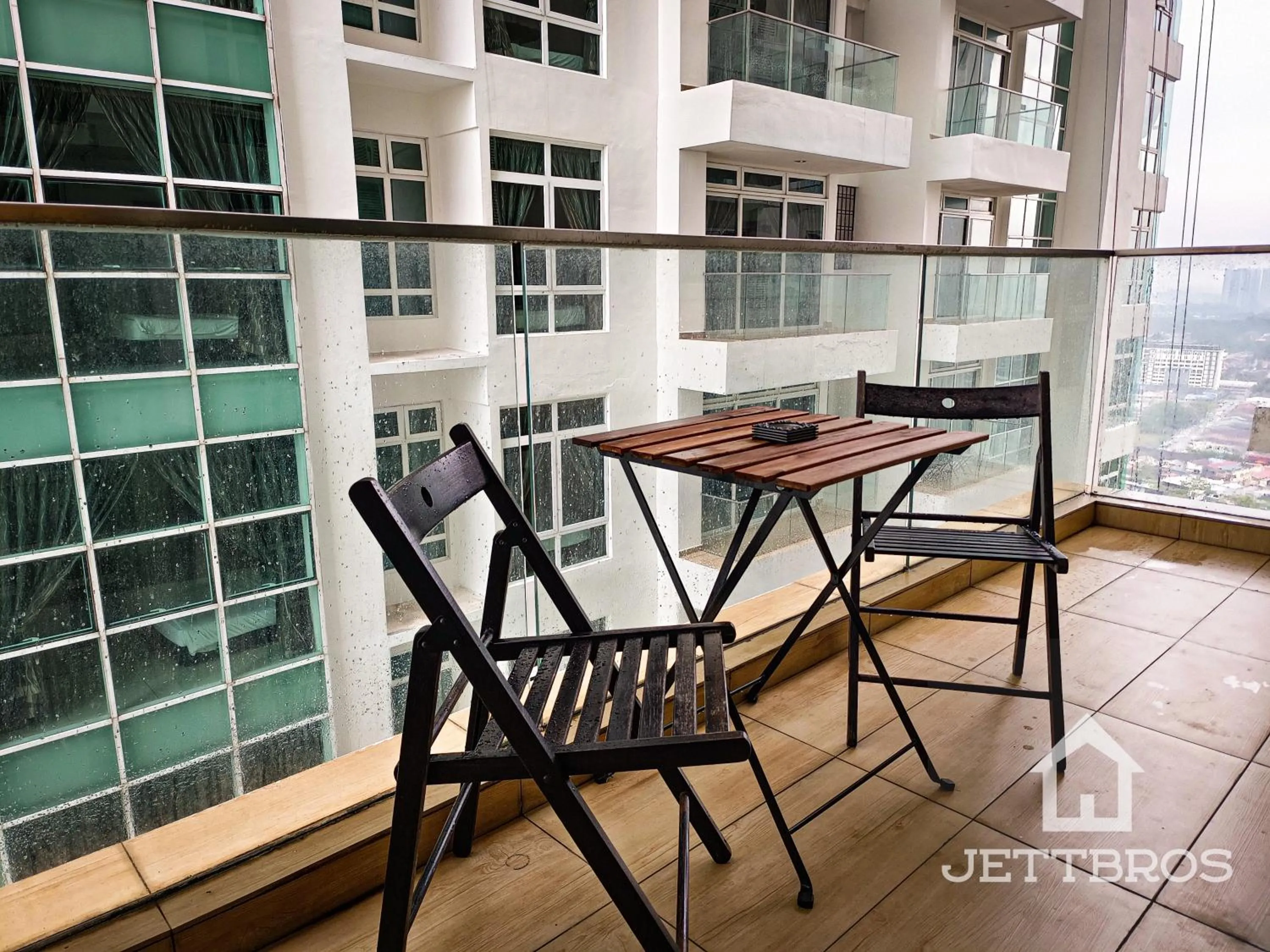 Balcony/Terrace in KSL D'Esplanade By JettBros Johor Bahru