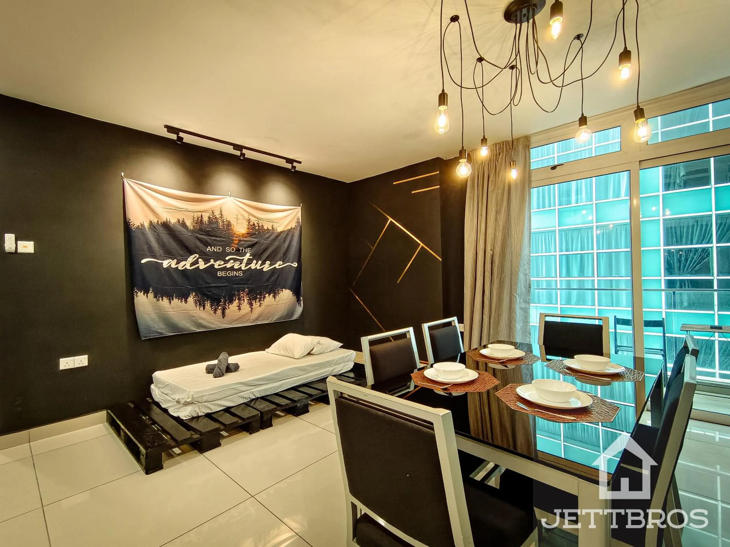 Living room, Bed in KSL D'Esplanade By JettBros Johor Bahru