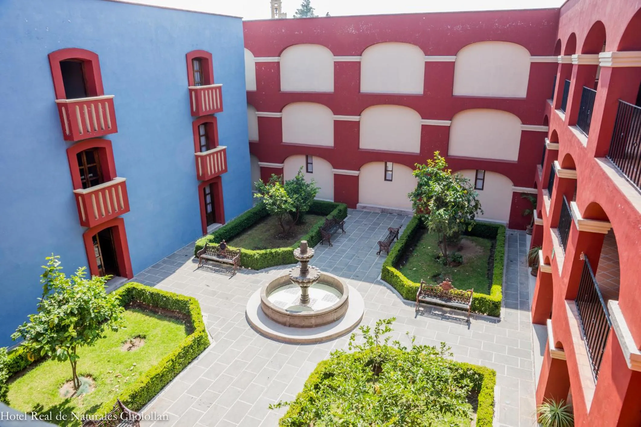 Patio in Hotel Real de Naturales