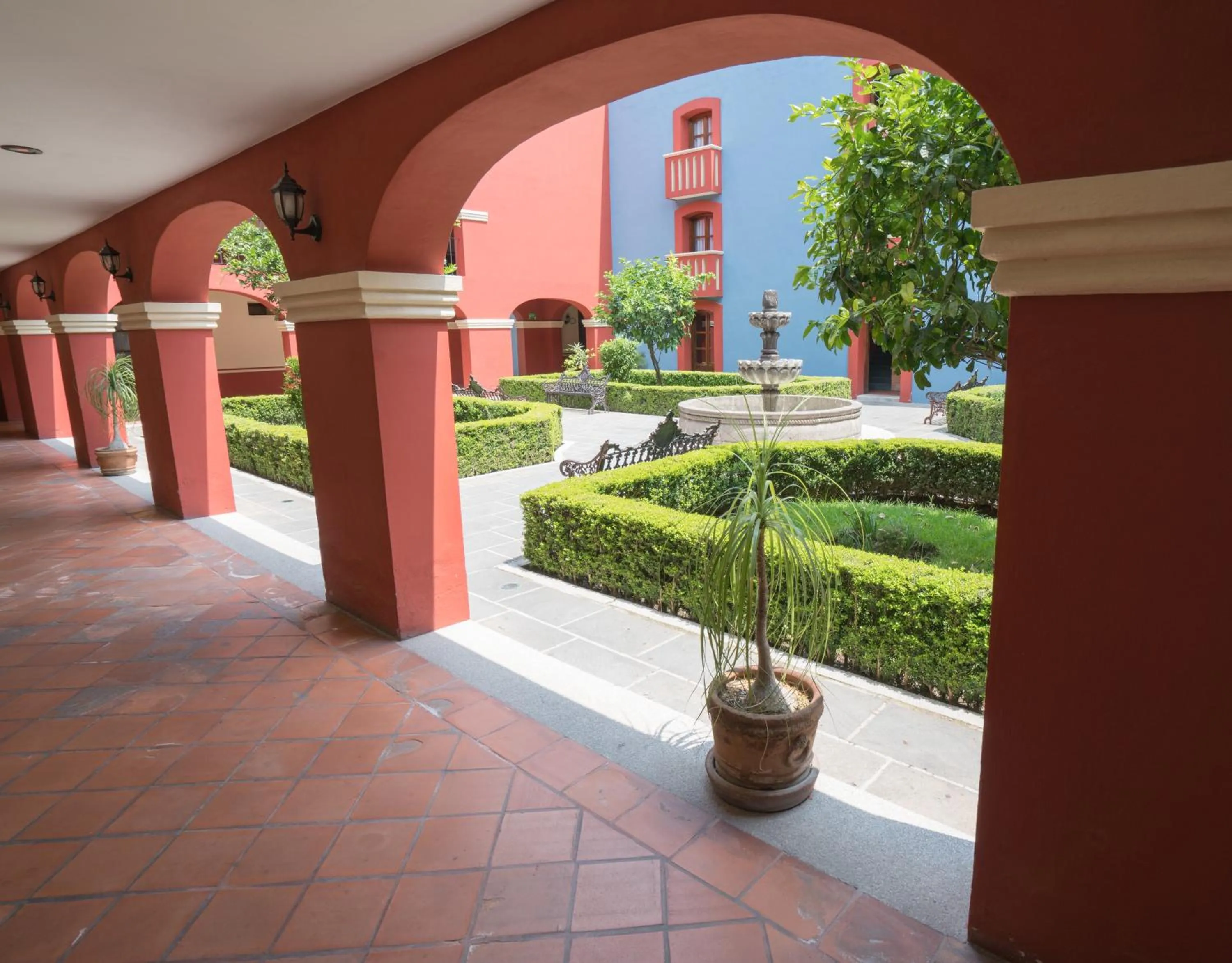 Patio in Hotel Real de Naturales