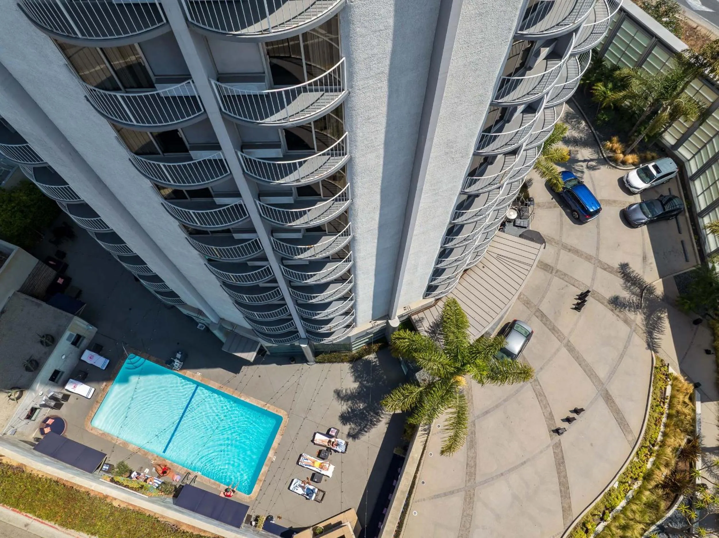 Property building in Hotel Angeleno
