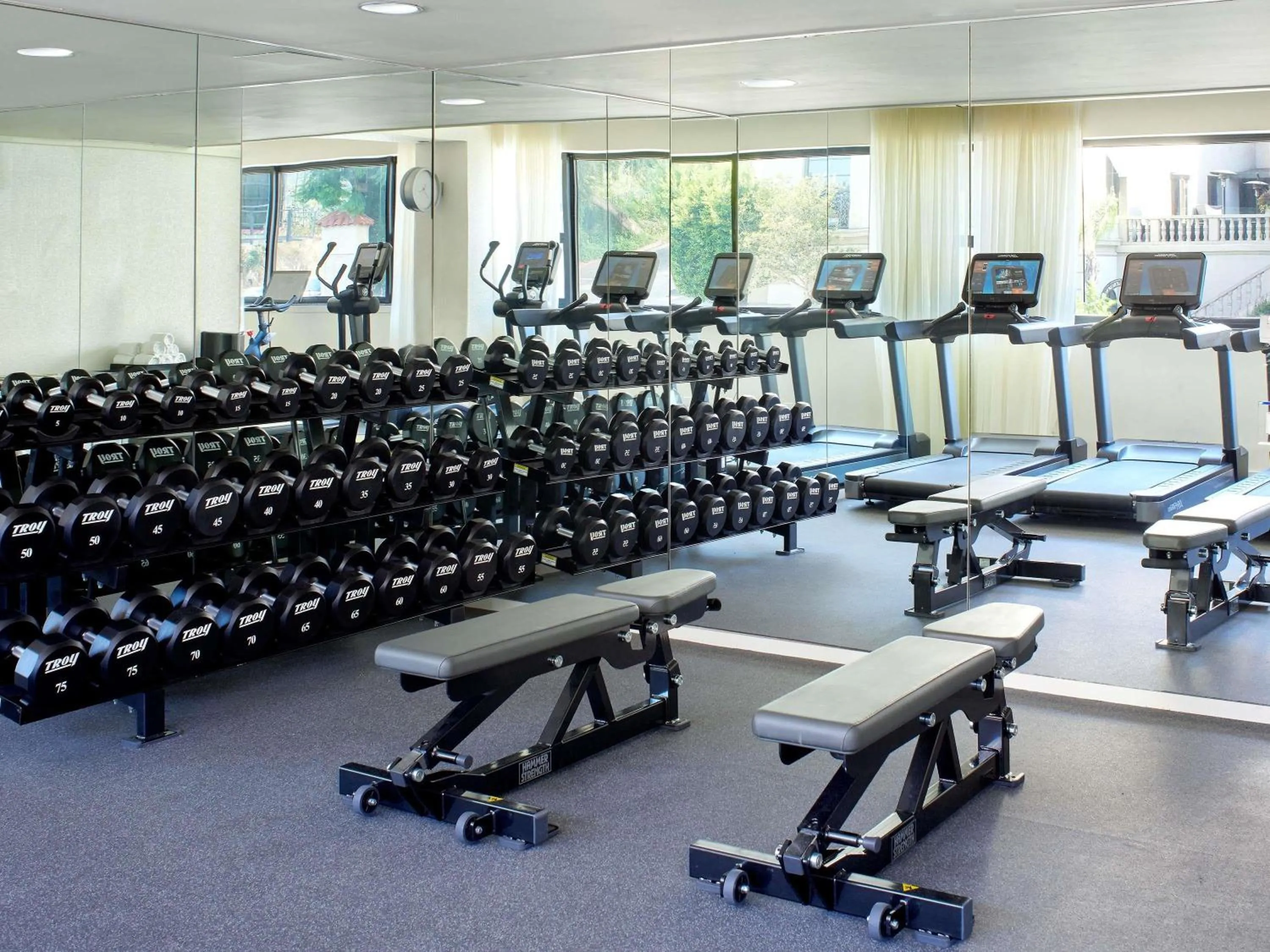 Fitness centre/facilities in Mondrian Los Angeles