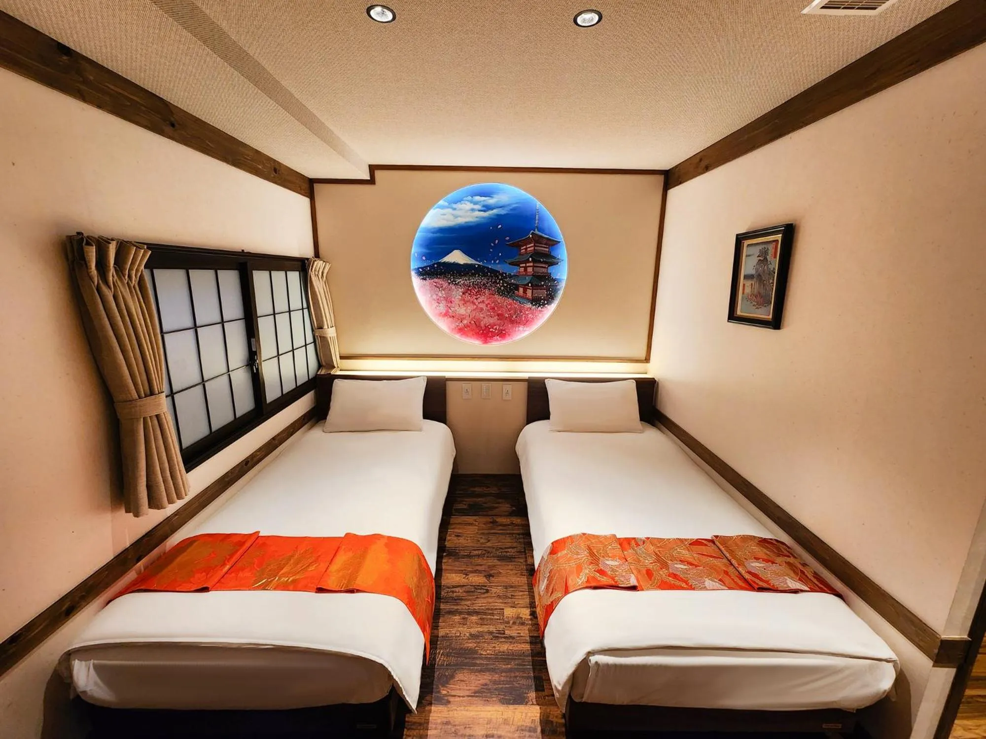 Bed in 都電屋 TodenHotel