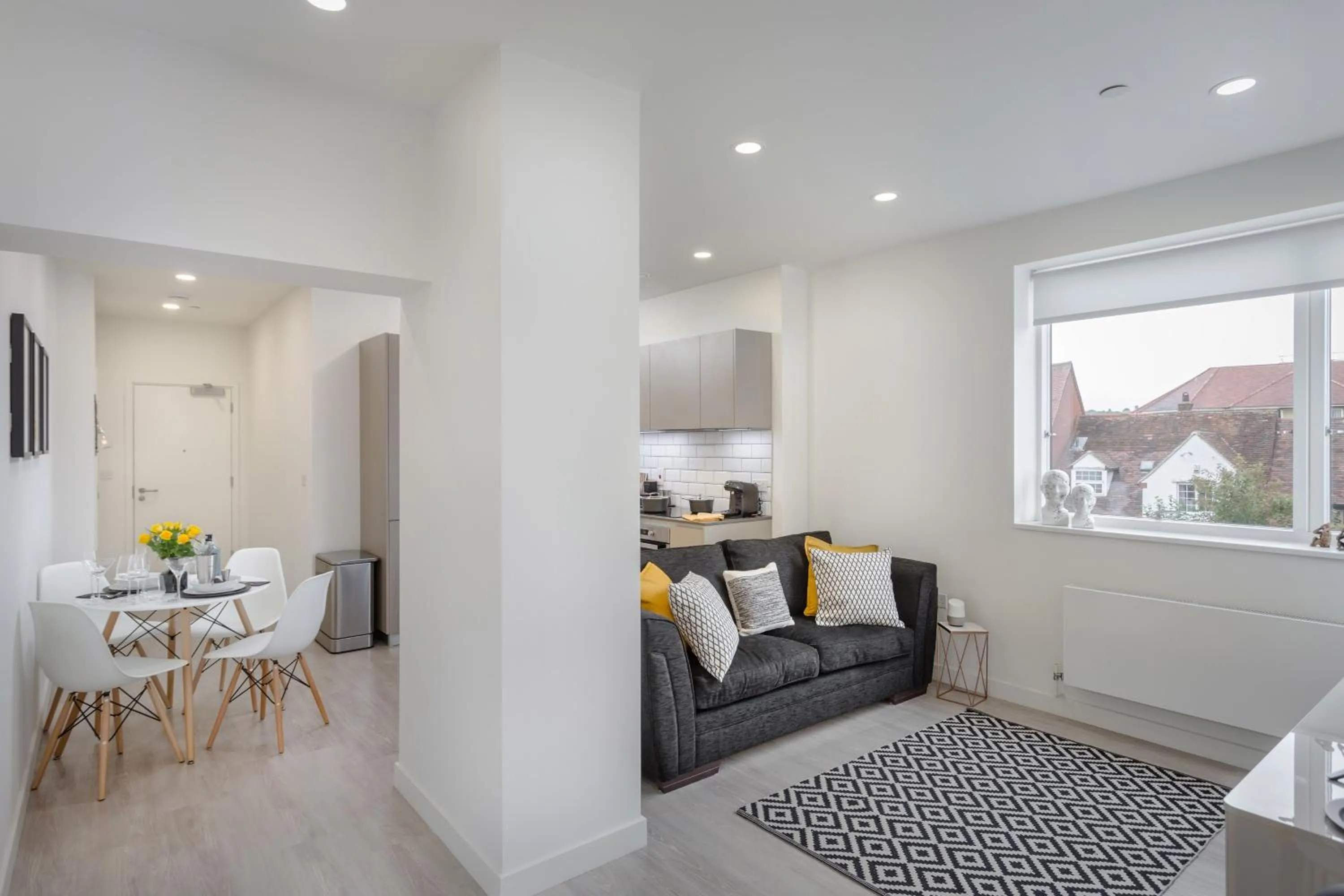 Living room in Luxury Serviced Apartments Stevenage, Hertfordshire