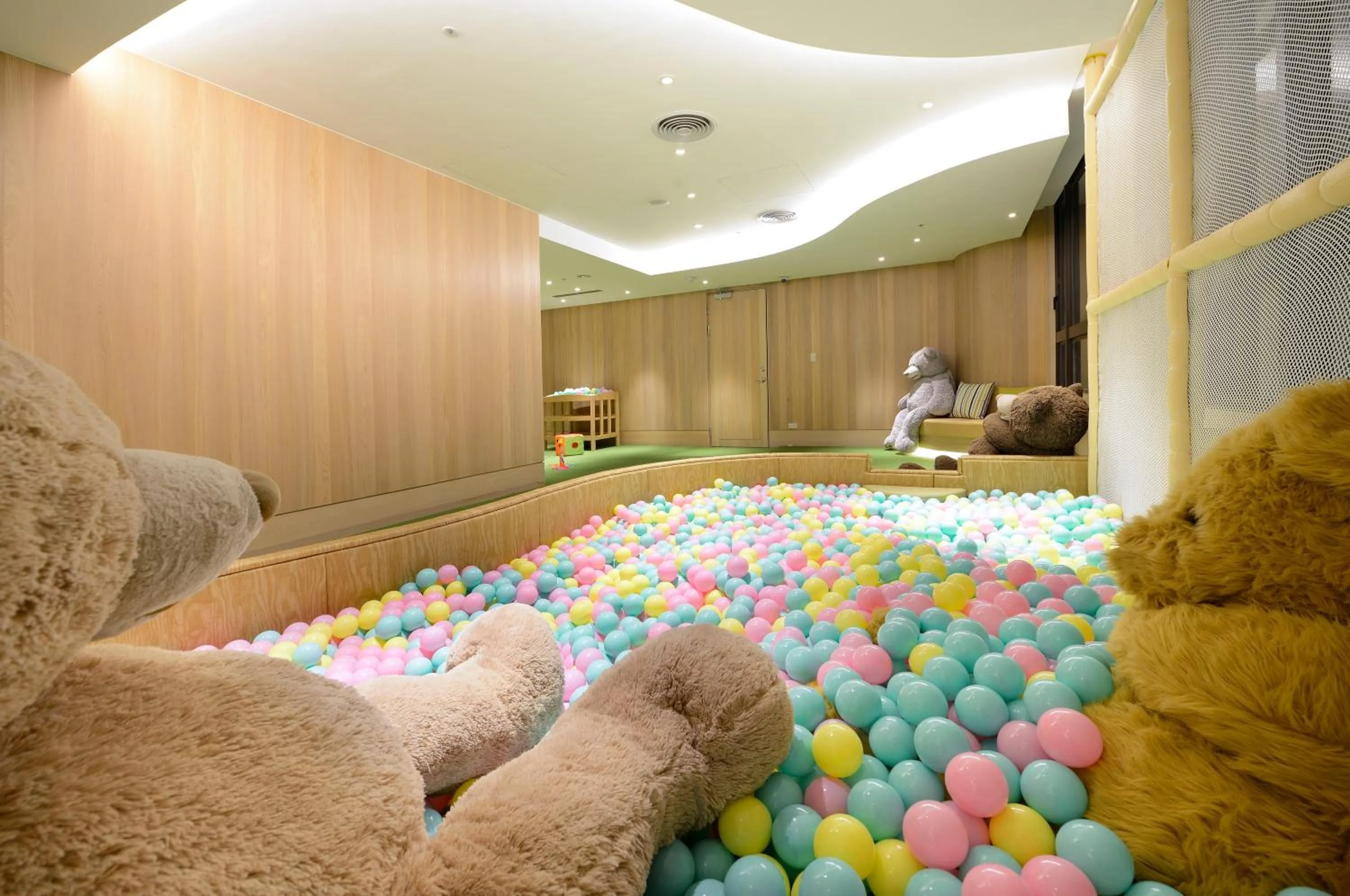 Children play ground in Evergreen Palace Hotel Chiayi